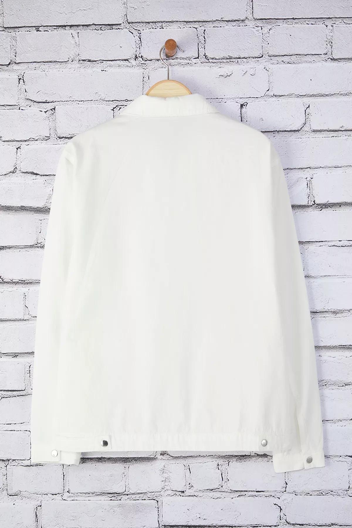 Beige Regular Jacket, , large image number 7
