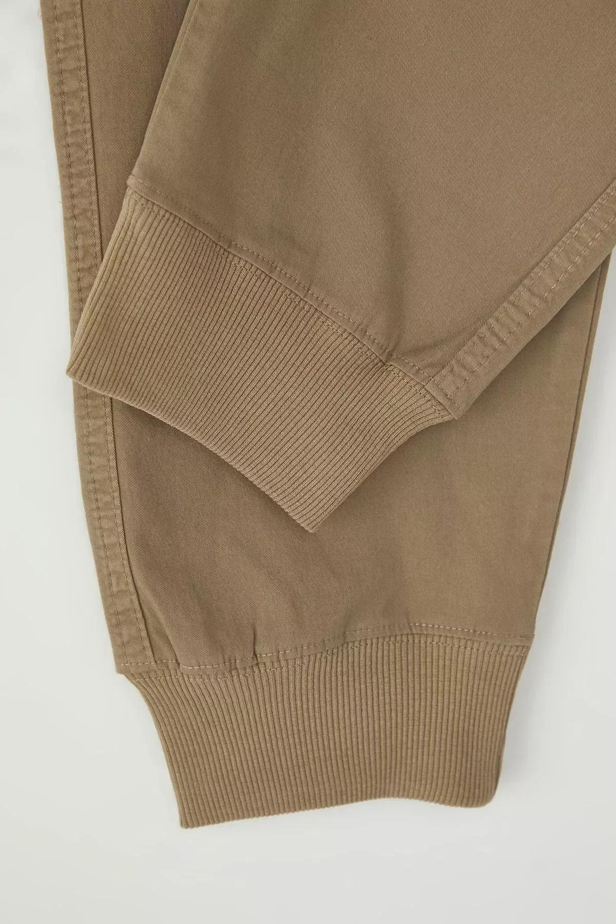 Green Unisex Trousers, Mink, large image number 6