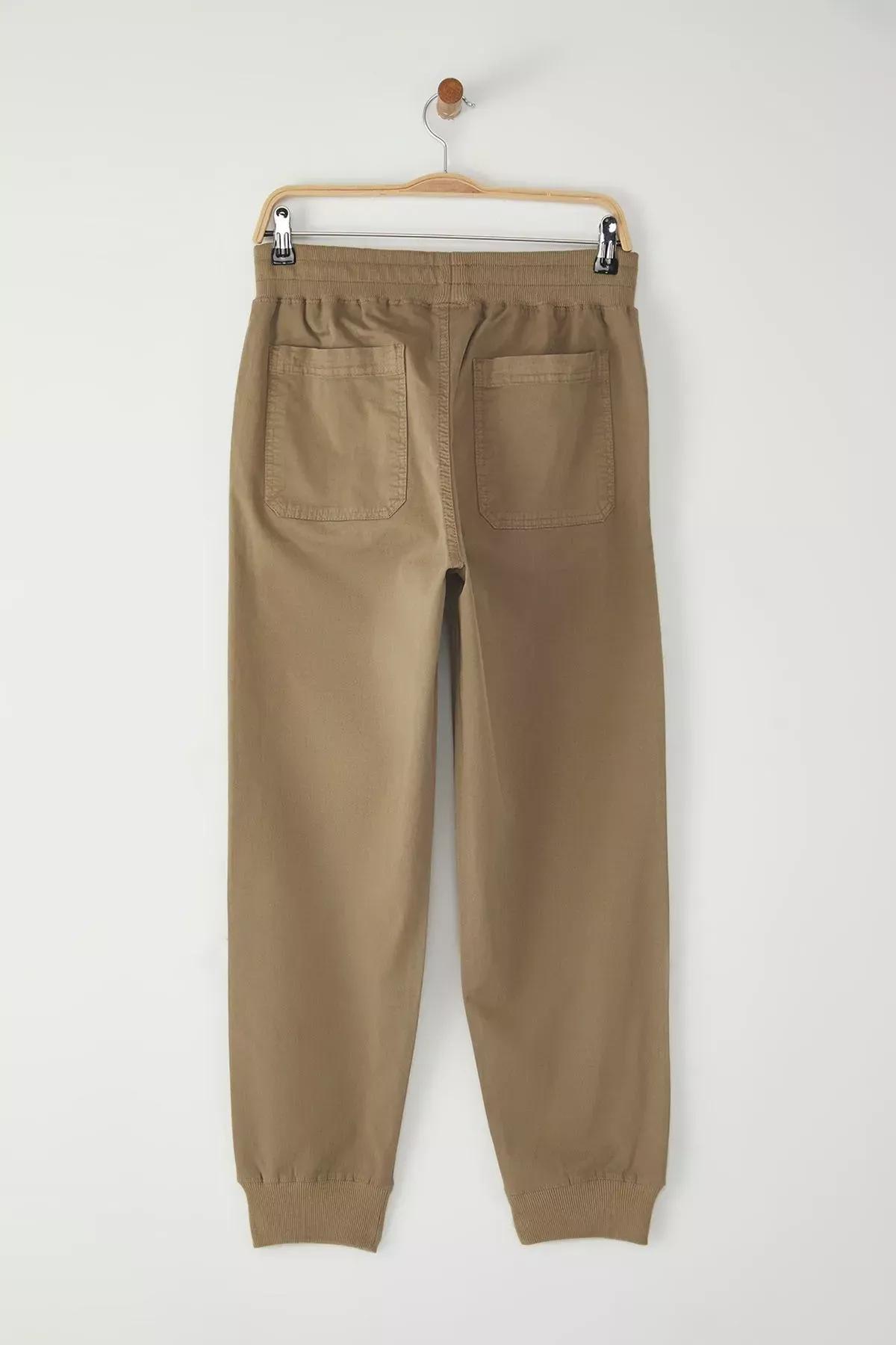 Green Unisex Trousers, Mink, large image number 7