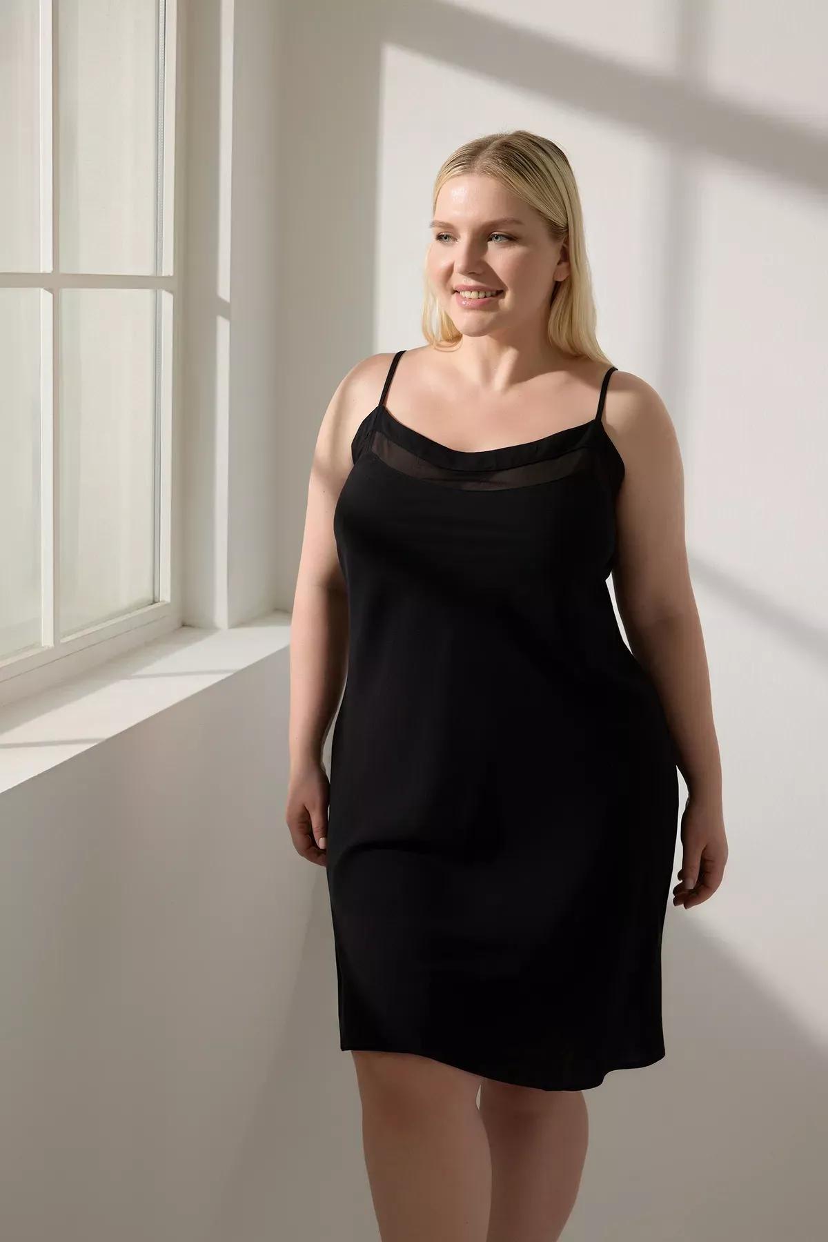 Black Lace Nightgown, , large image number 0