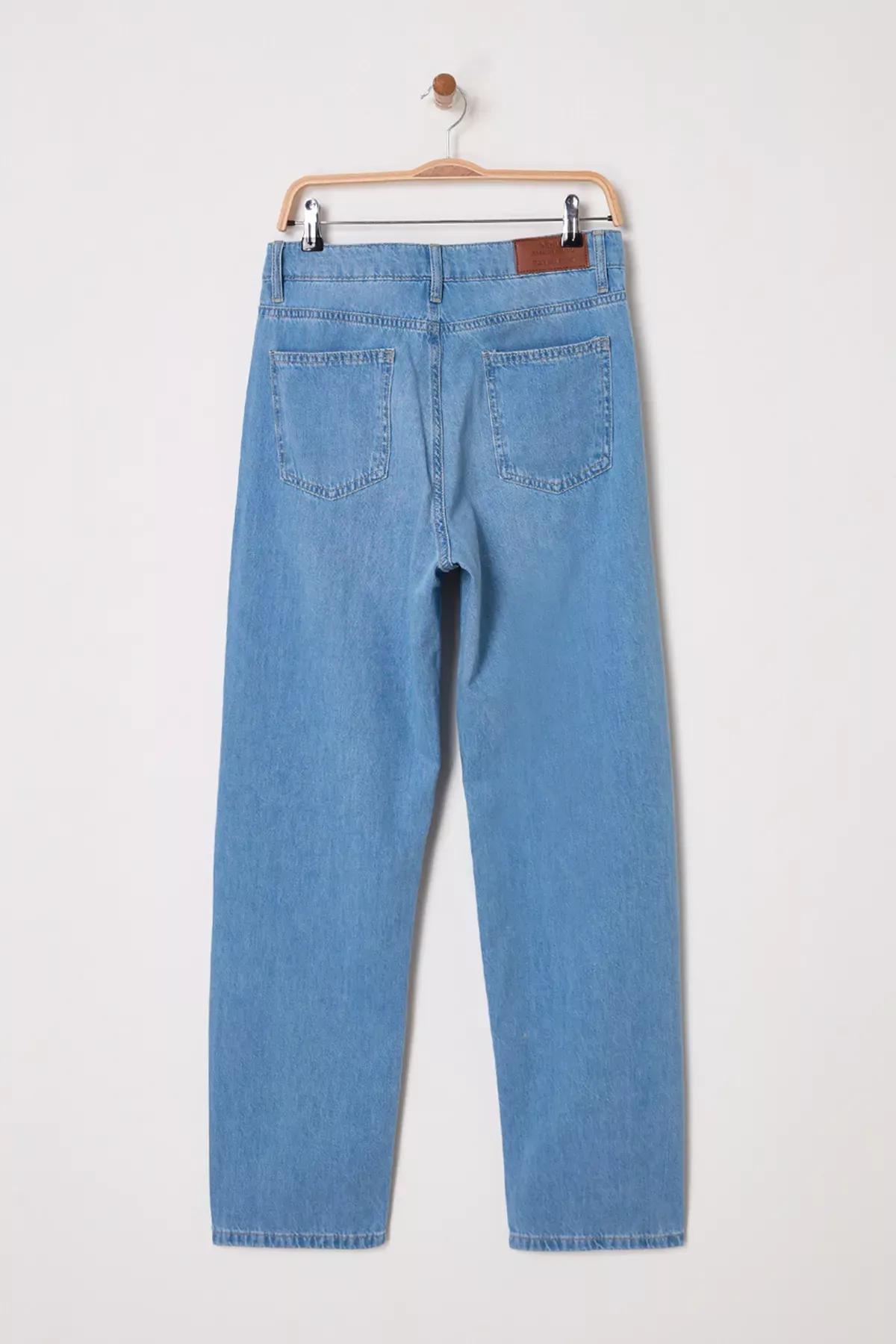 Blue Baggy Fit Jeans, LIGHT BLUE, large image number 3