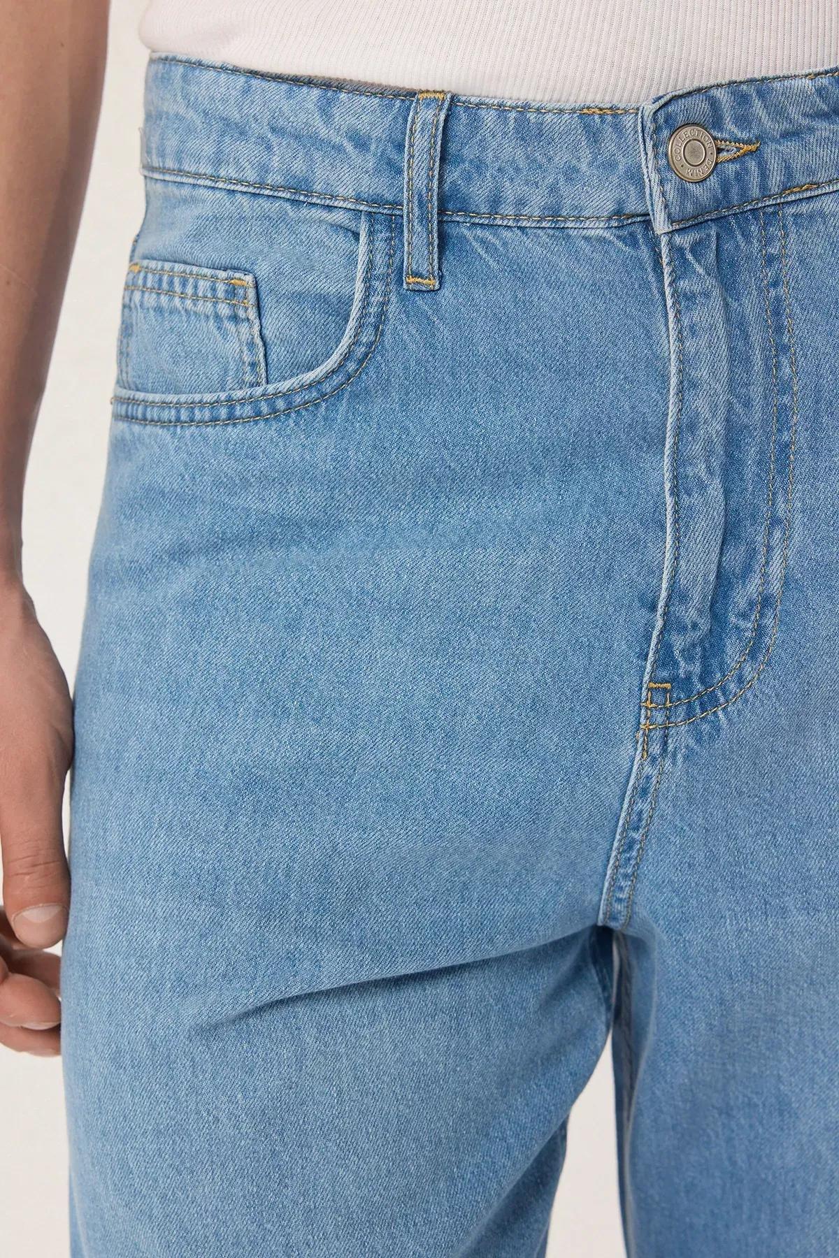 Blue Baggy Fit Jeans, , large image number 5