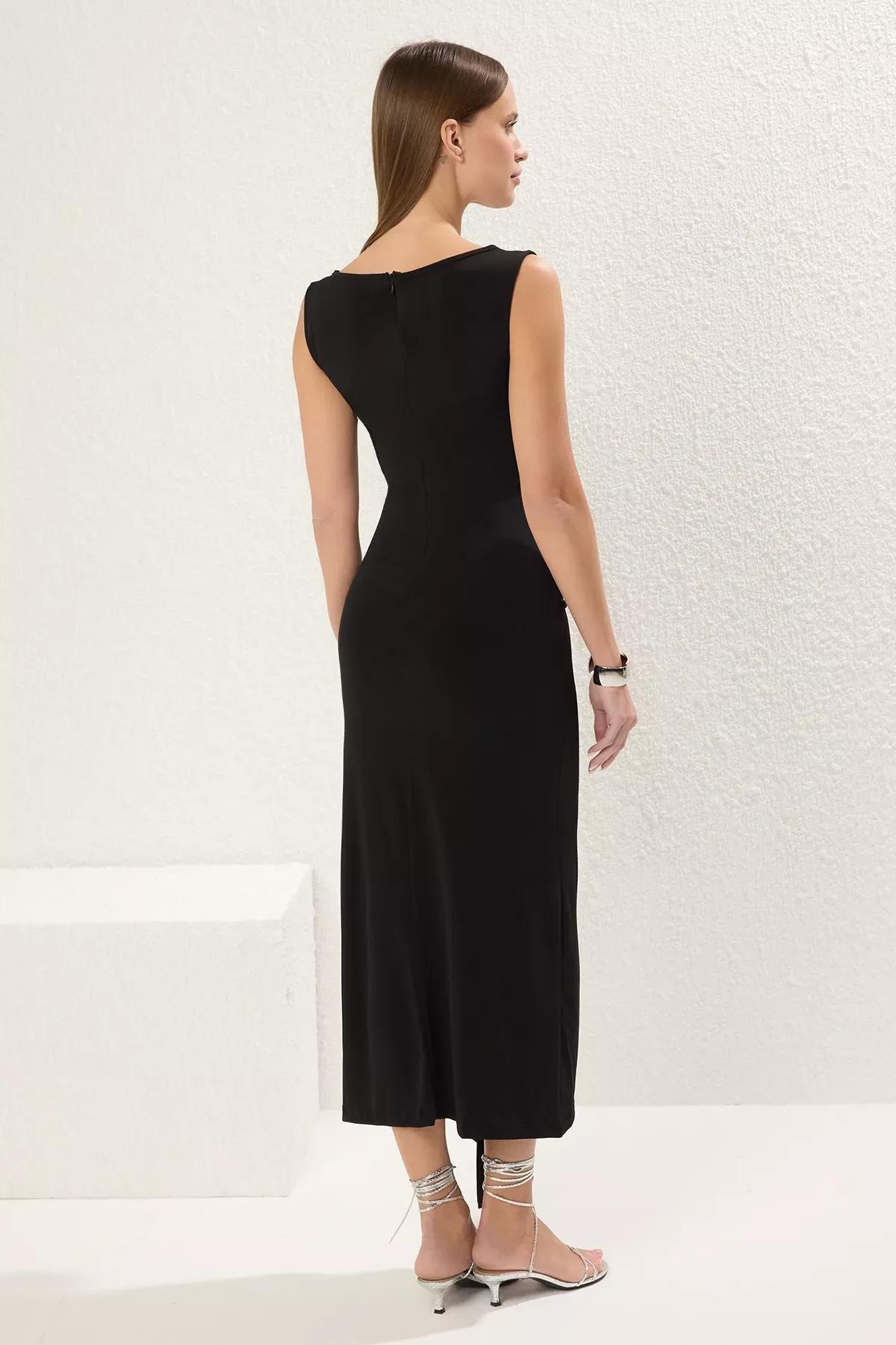 Maxi Ruched Sheath Dress, , large image number 3
