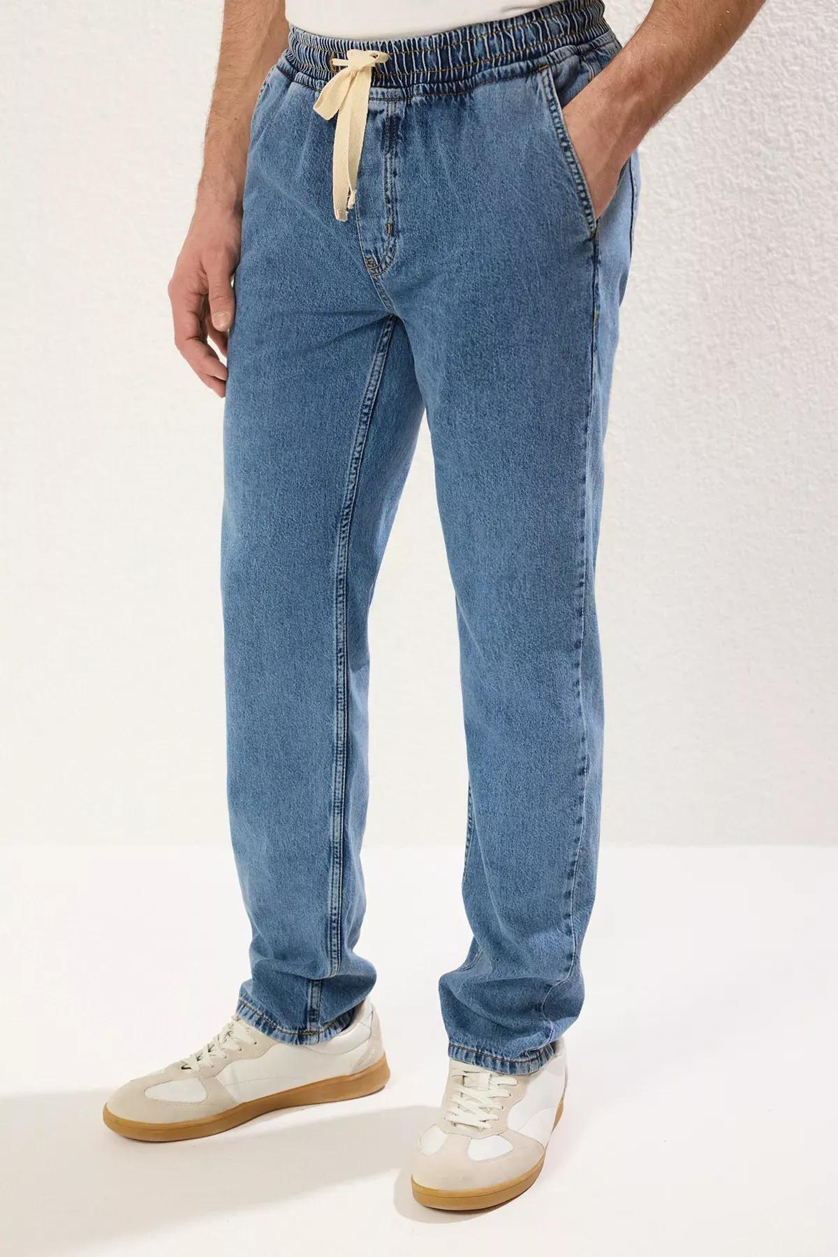 Blue Regular Fit Denim Jeans, , large image number 0