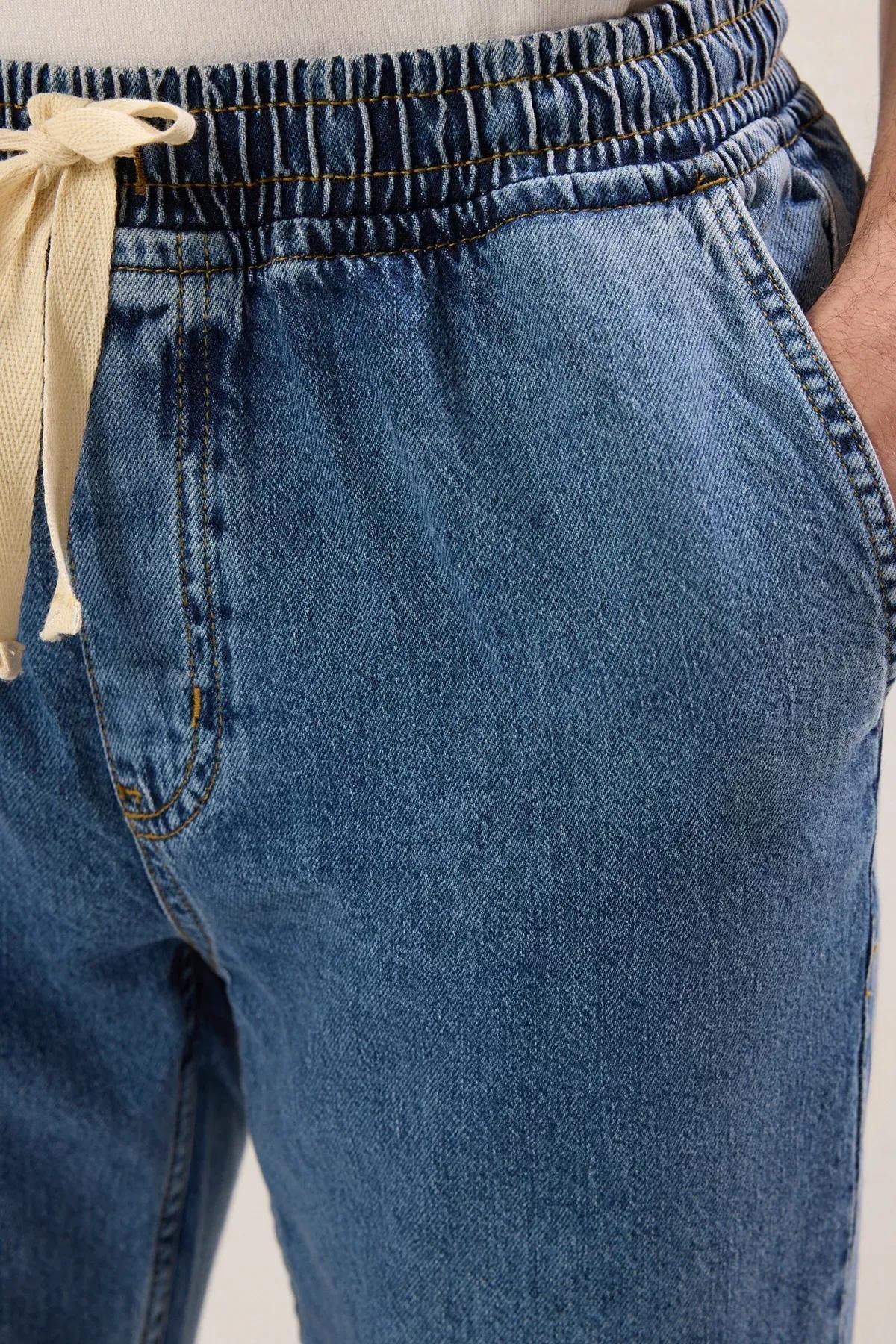 Blue Regular Fit Denim Jeans, , large image number 3