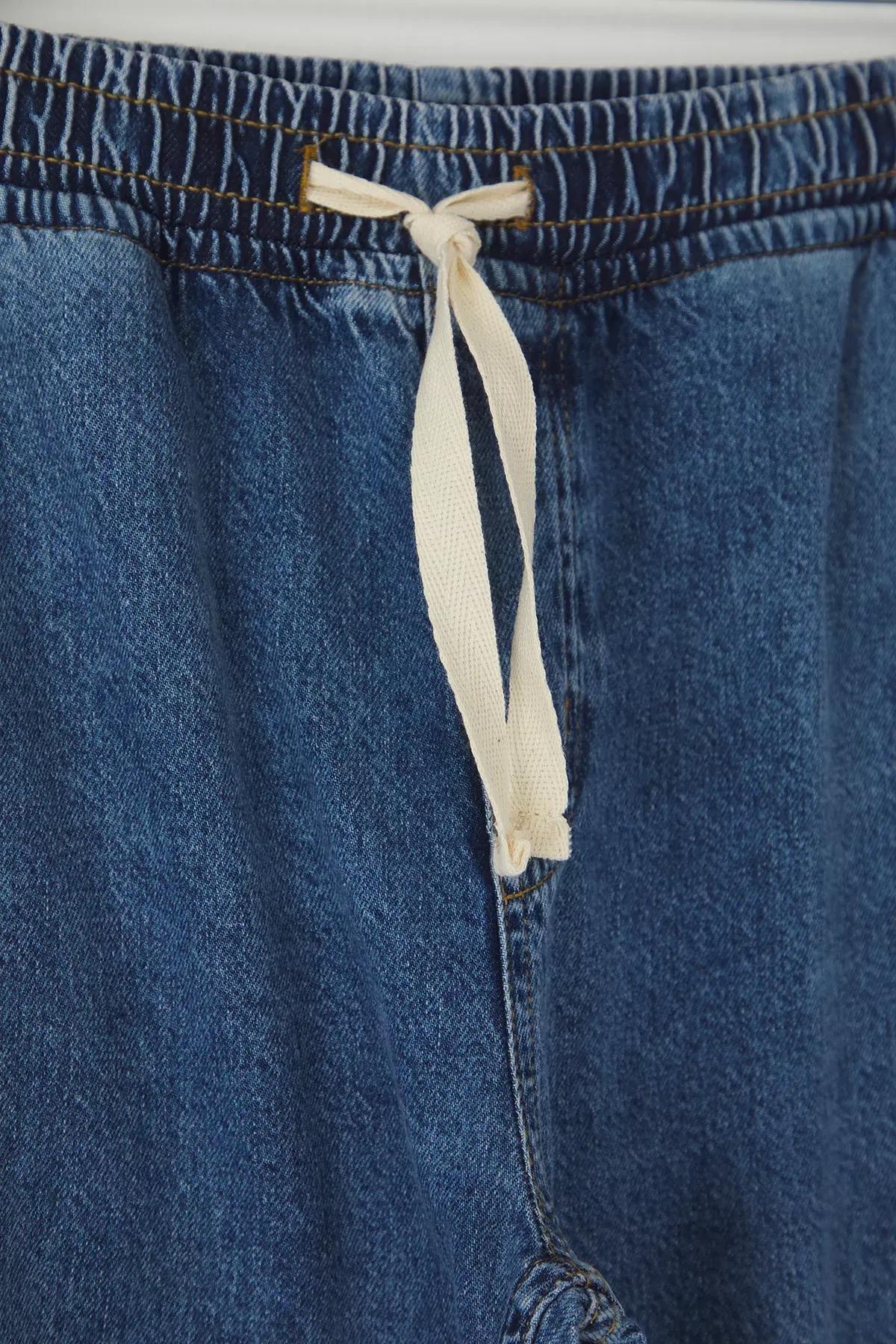 Blue Regular Fit Denim Jeans, , large image number 5