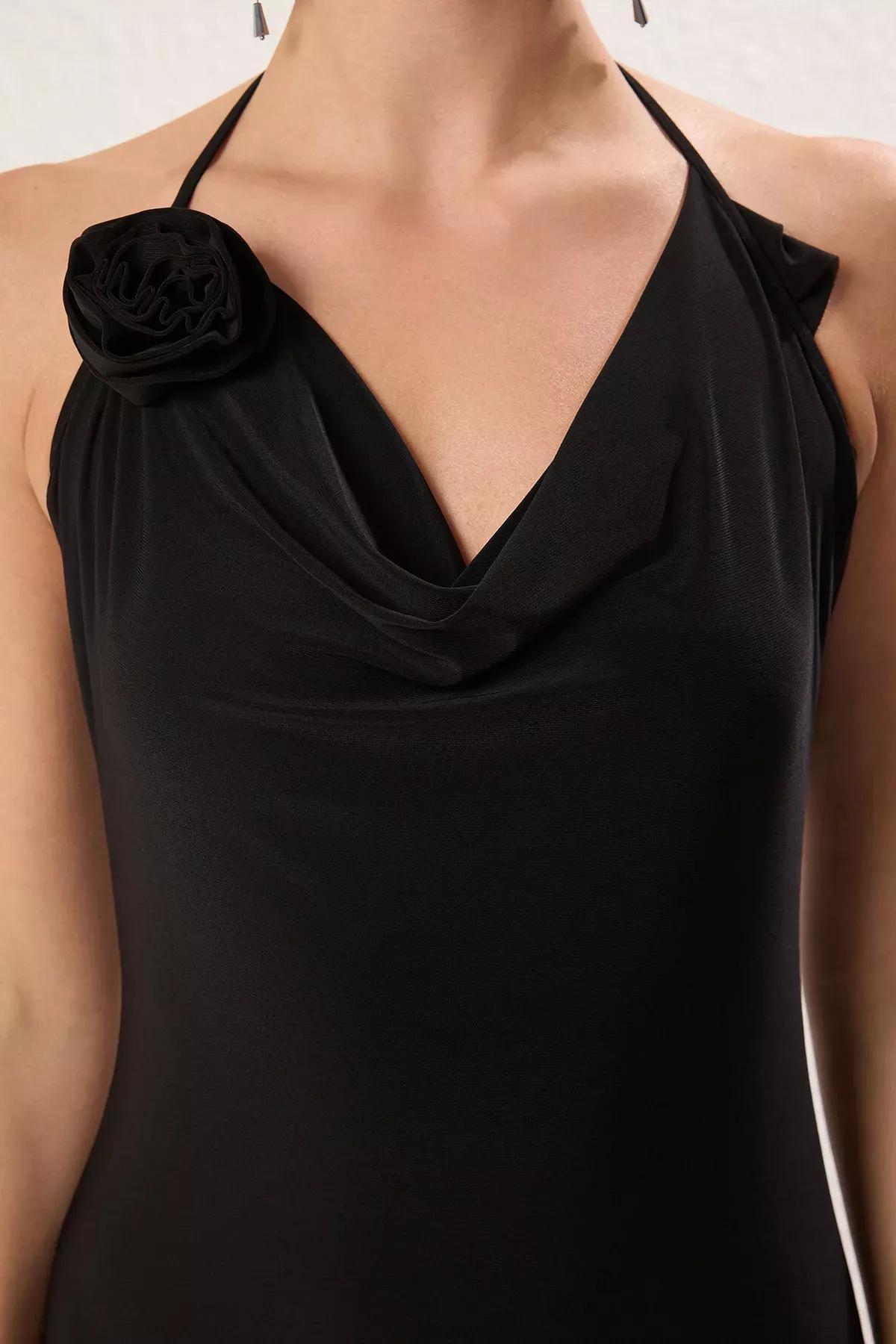 Rose Knot Sheath Formal Maxi, , large image number 2