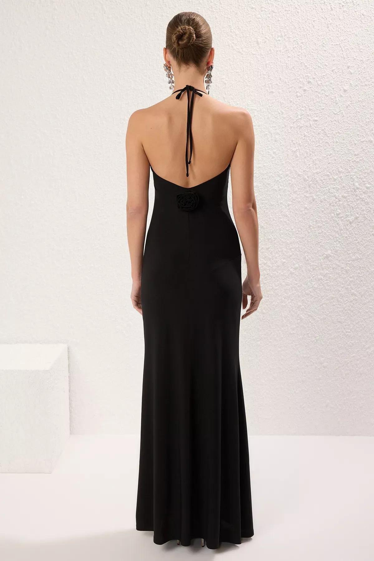 Rose Knot Sheath Formal Maxi, , large image number 3