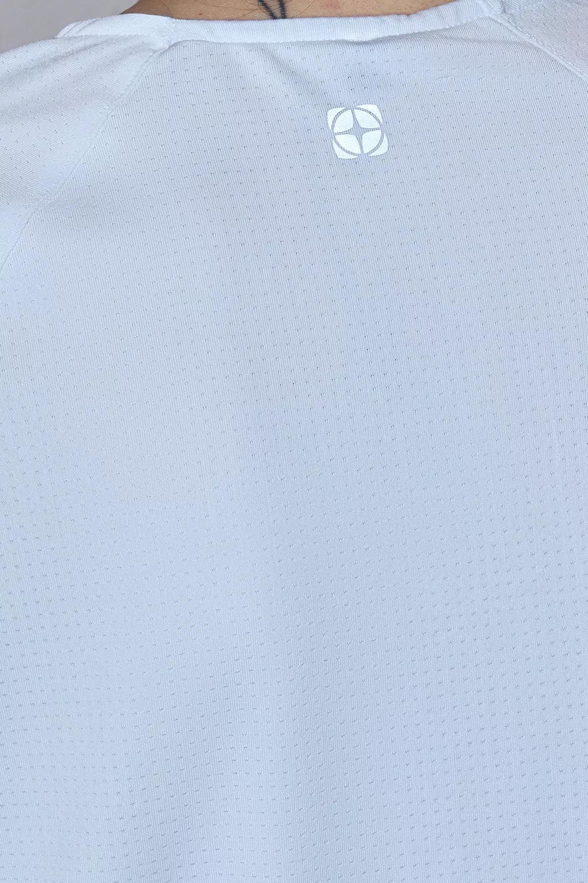 White Reflective Sports T-Shirt, White, large image number 2