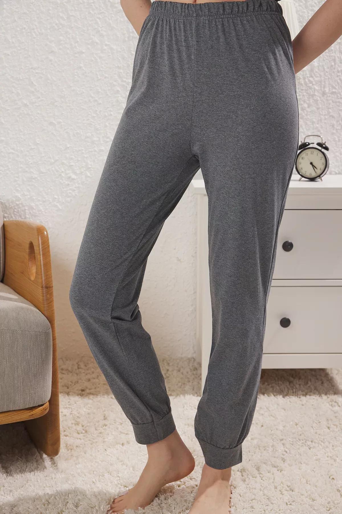 Grey-Multi 2-Pack Heart Pajama Bottoms (2 pcs), , large image number 5