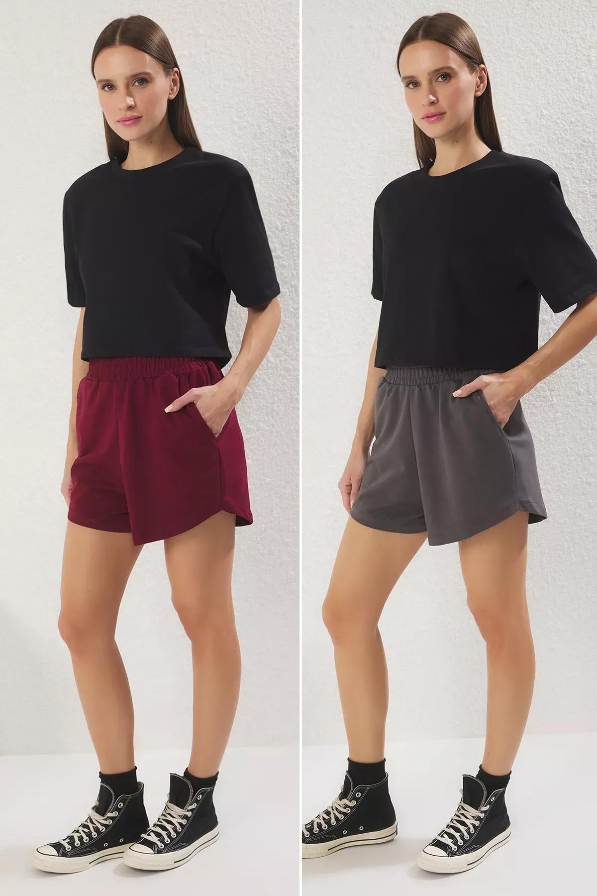 Navy Grey -Pack Relaxed Shorts, C101_7502, large image number 0