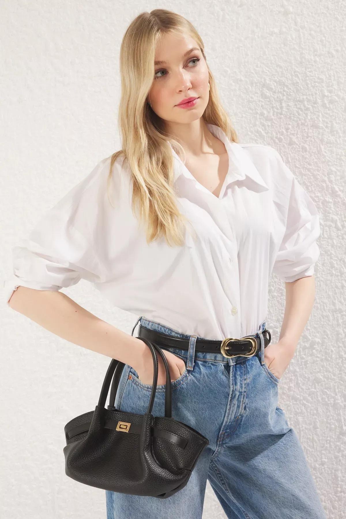Black Crossbody Mini Bag, BLACK, large image number 1
