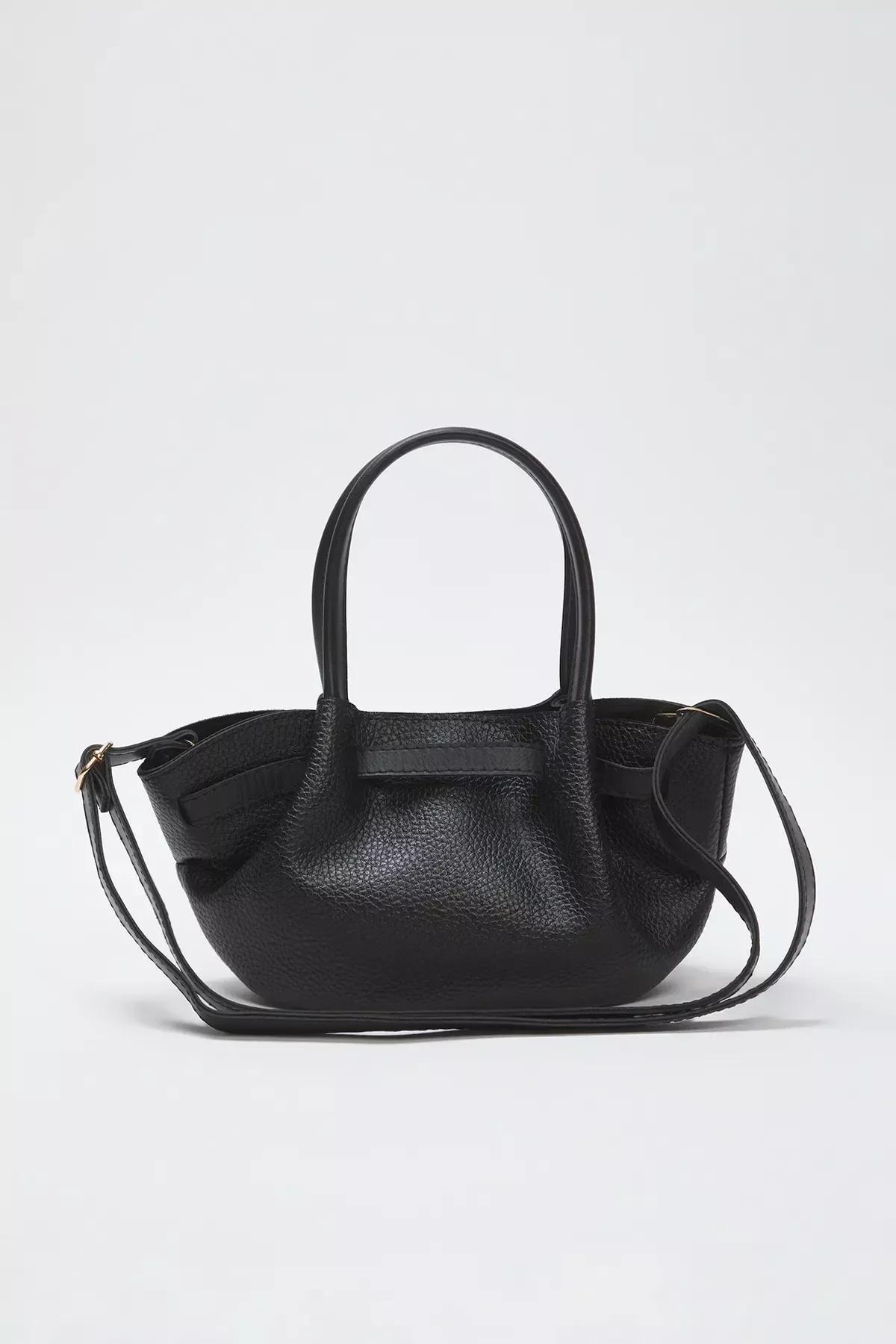 Black Crossbody Mini Bag, BLACK, large image number 4