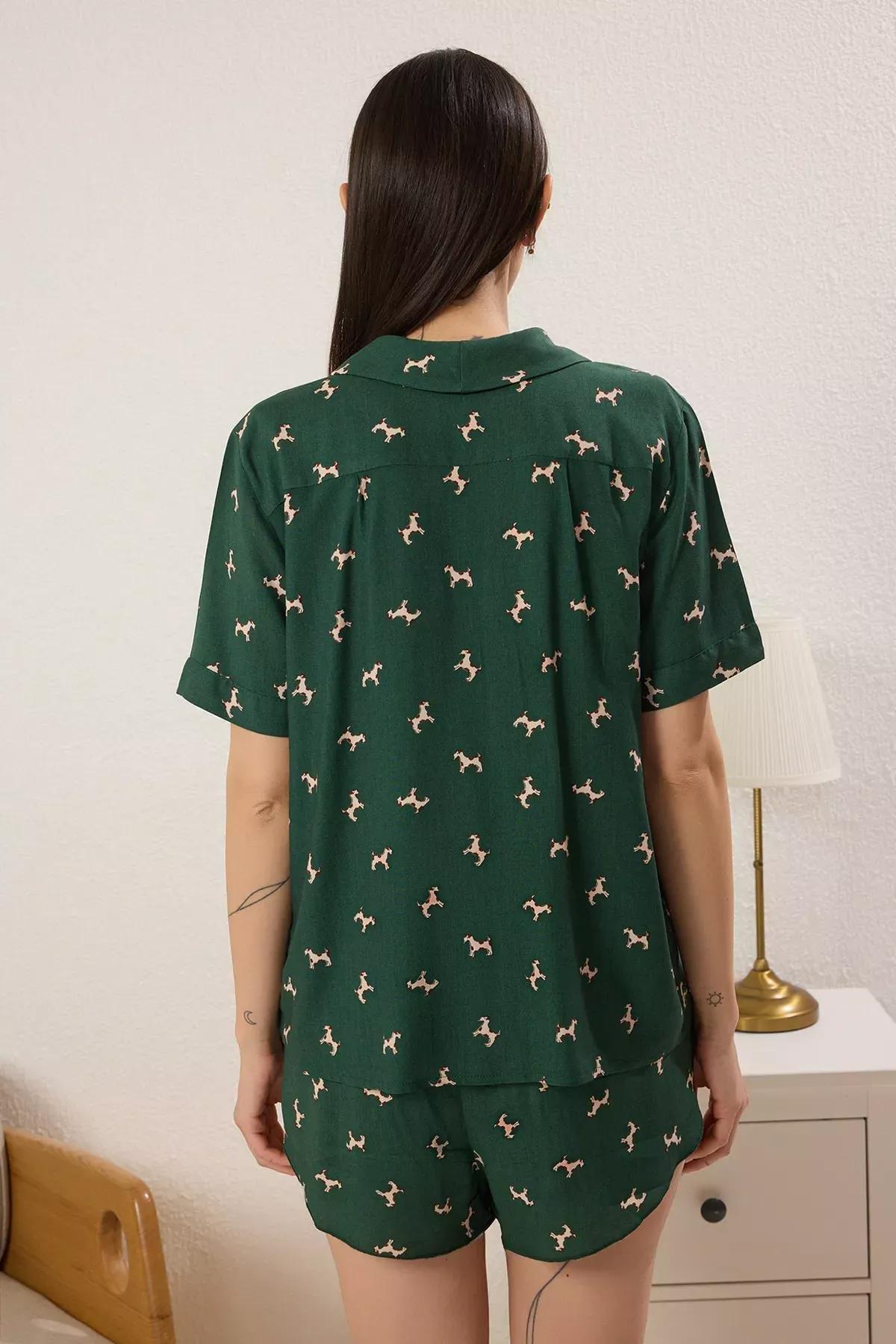 Green Dog Pajama, Dark green, large image number 3