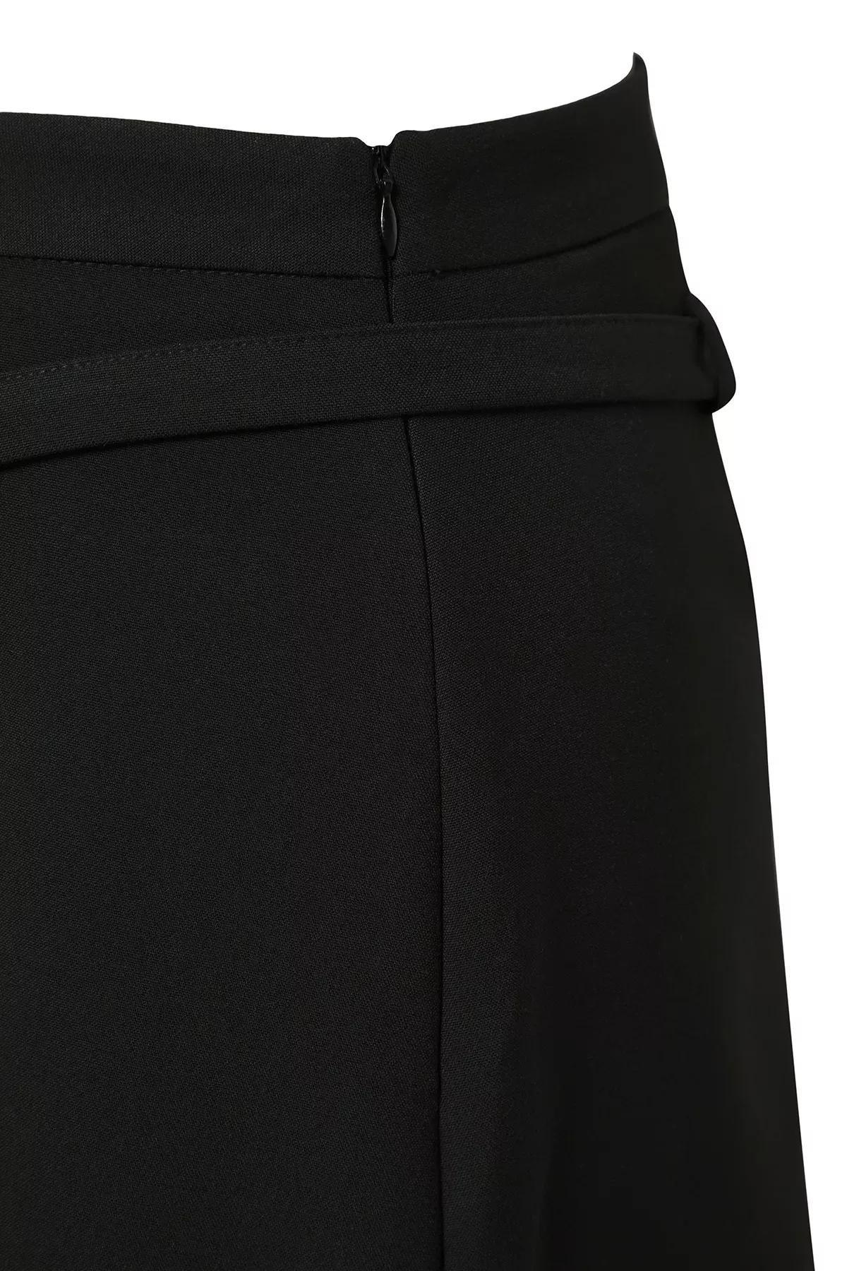 Black Belted Mini Shorts, , large image number 2