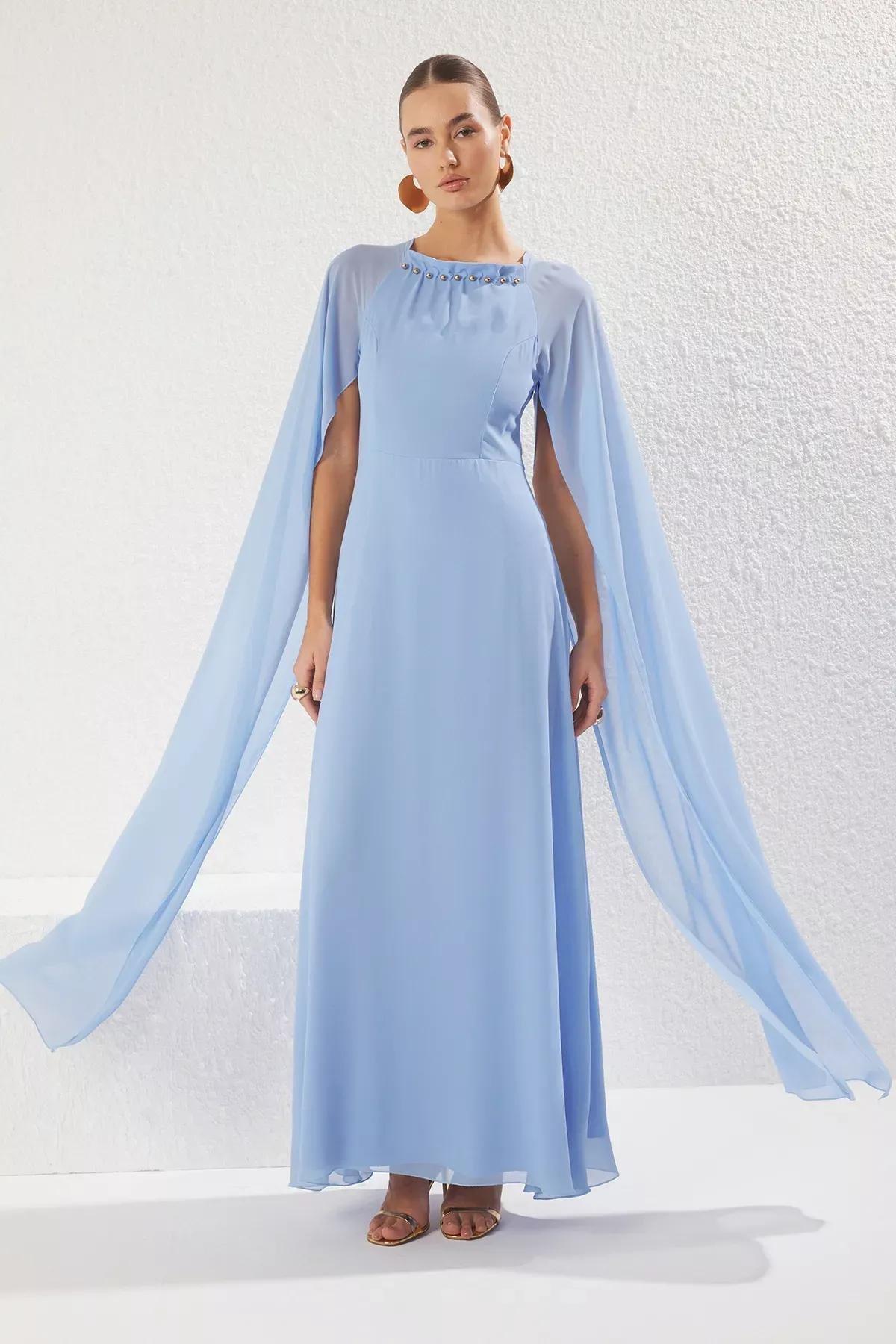 Accessory Detail Formal Maxi Dress, , large image number 0