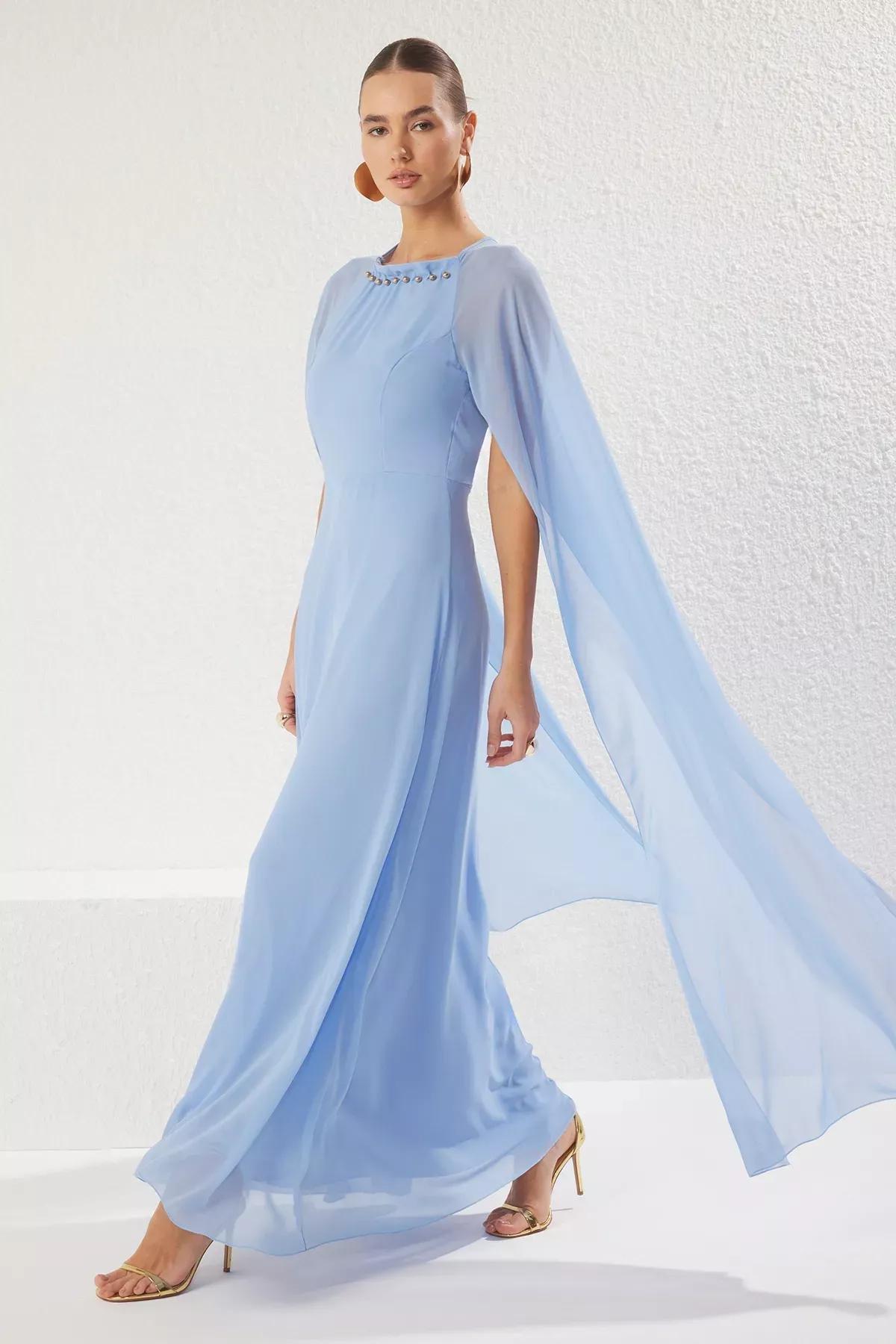 Accessory Detail Formal Maxi Dress, , large image number 1