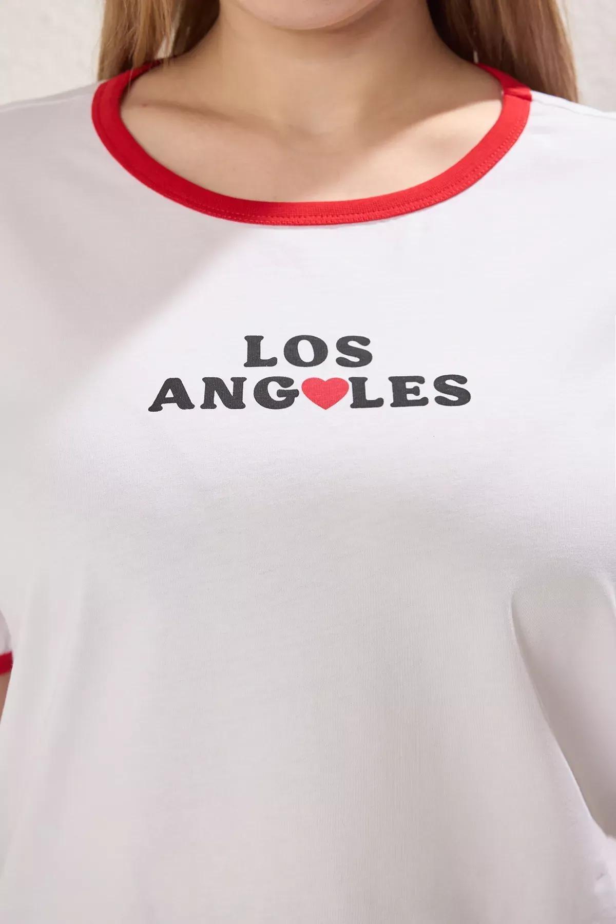 White Printed T-shirt, C101_1979, large image number 3