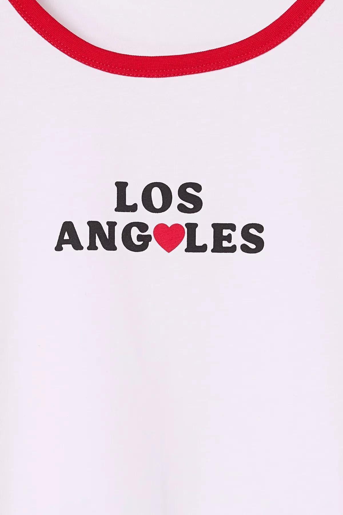 White Printed T-shirt, C101_1979, large image number 5