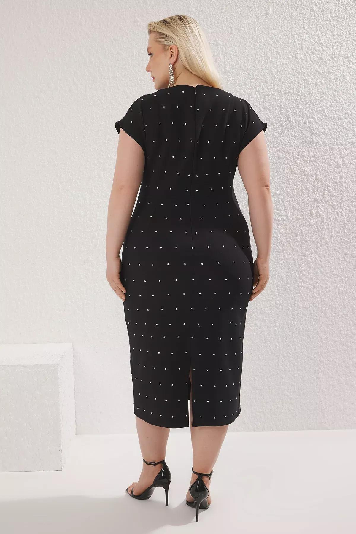 Polka Dot Bodycon Party Dress, , large image number 3