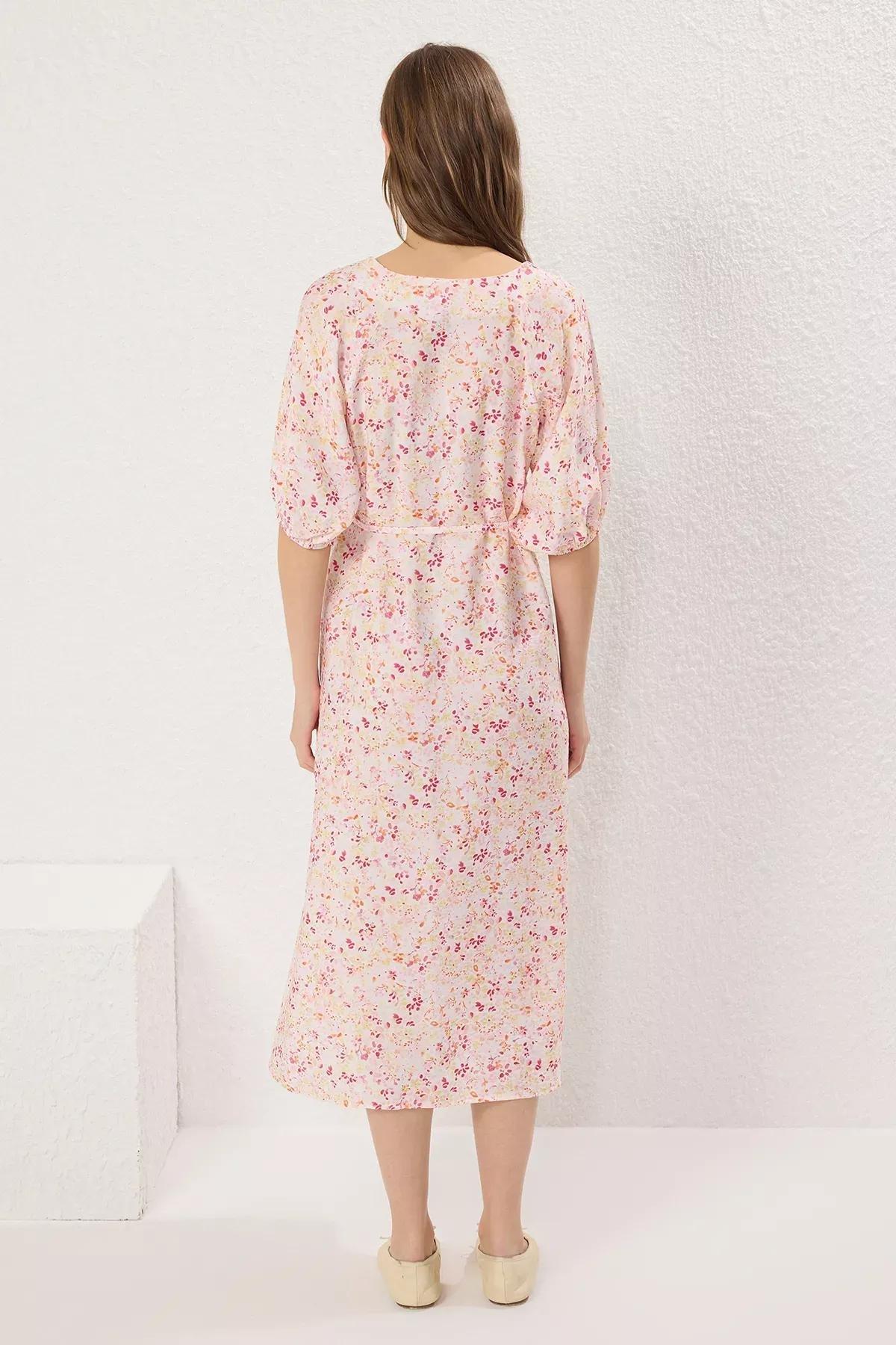 Floral Milkmaid Midi Dress, , large image number 3