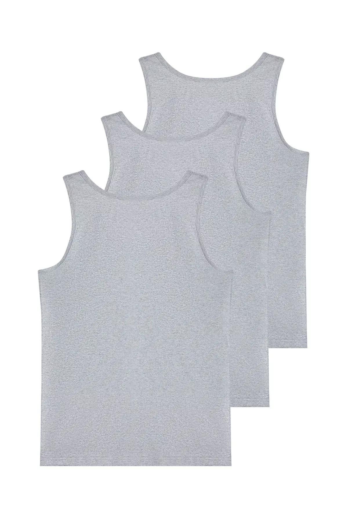 Grey Combed 3-Piece Underwear Set, , large image number 3