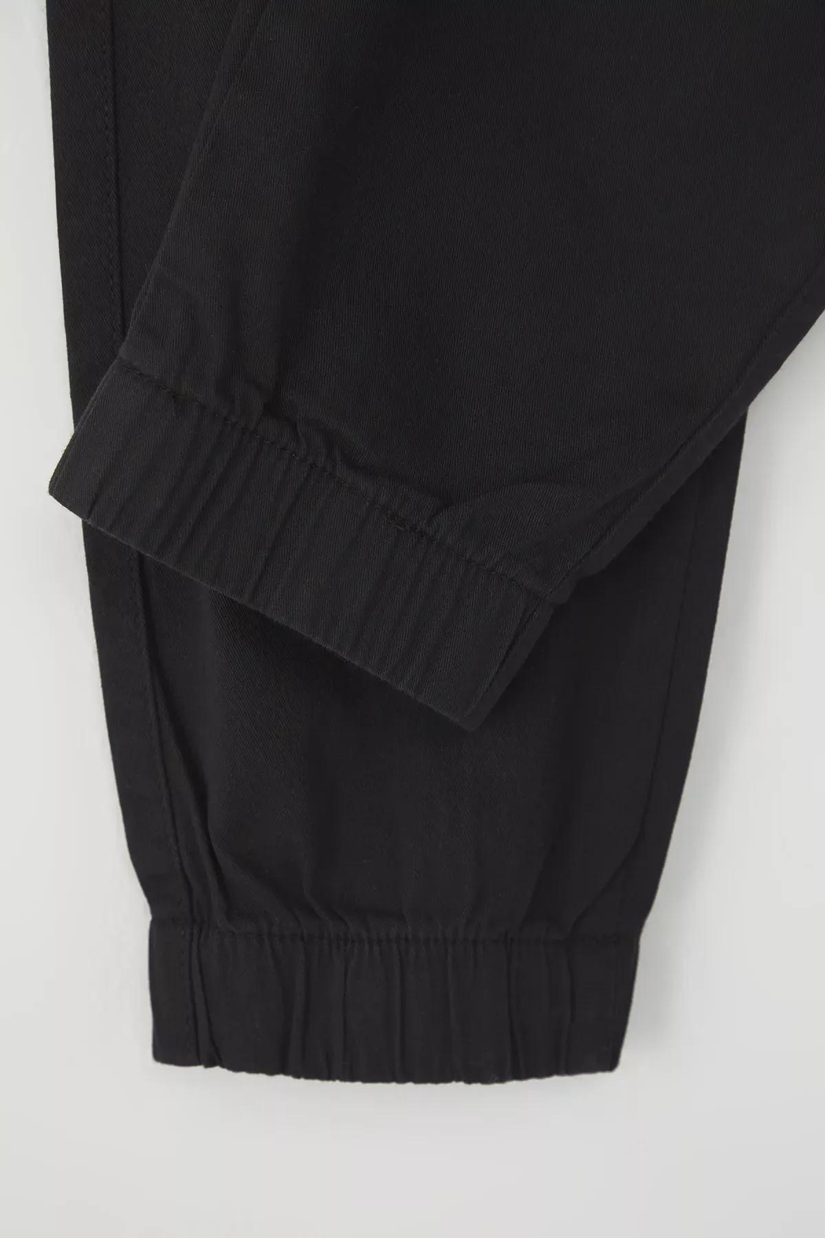 Black Jogger Pants, BLACK, large image number 4