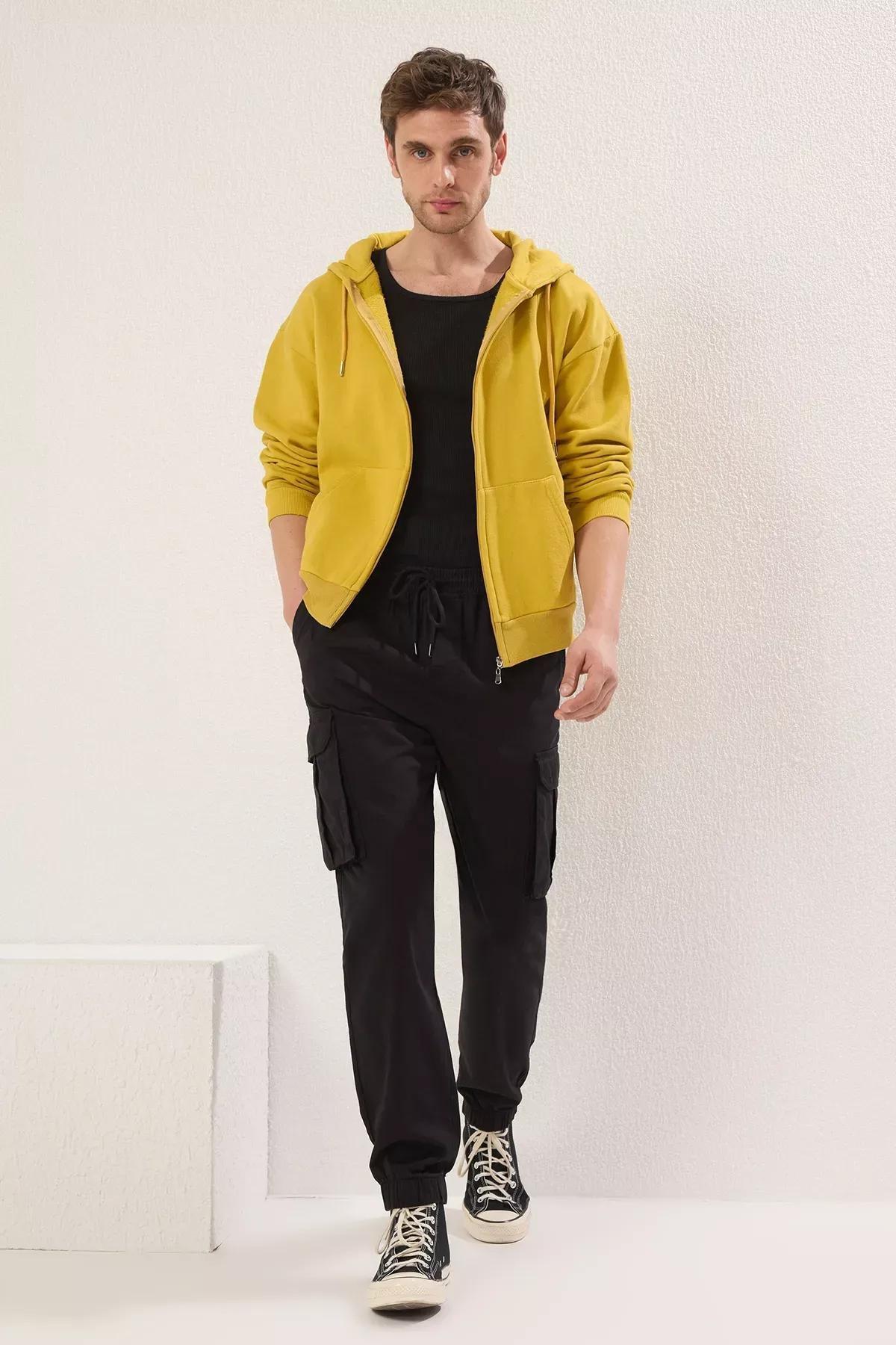 Black Jogger Pants, BLACK, large image number 8