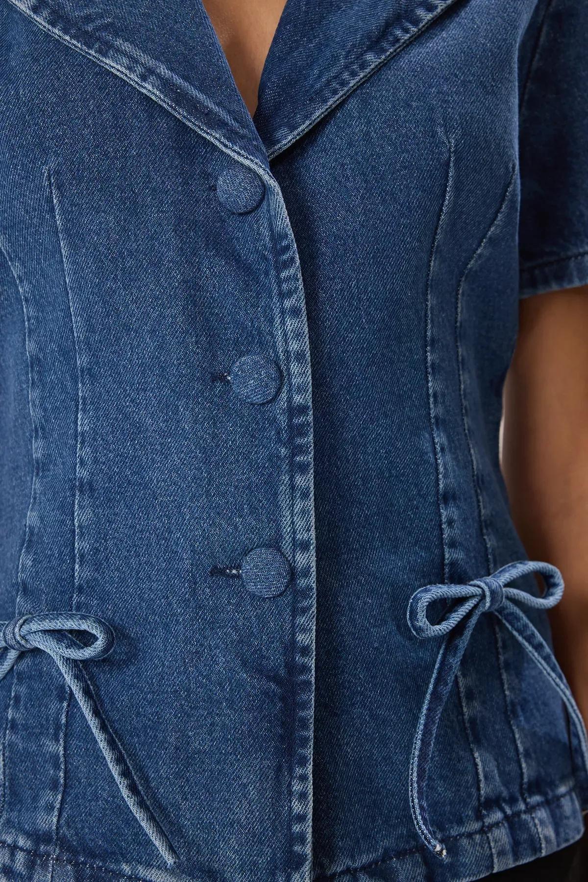 Blue Ribbon Denim Shirt, , large image number 2