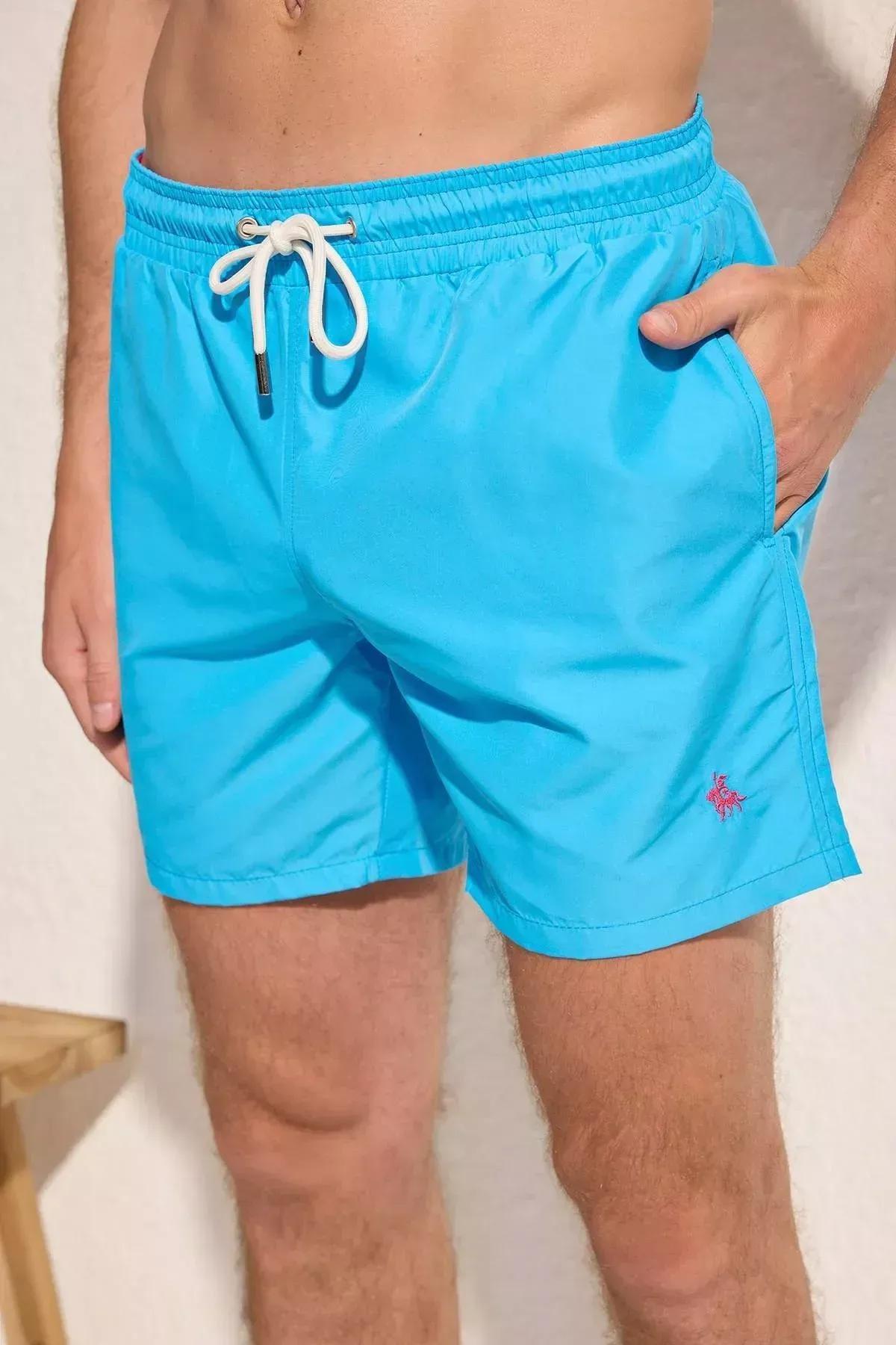 شورت سباحة، أزرق, Blue, large image number 4