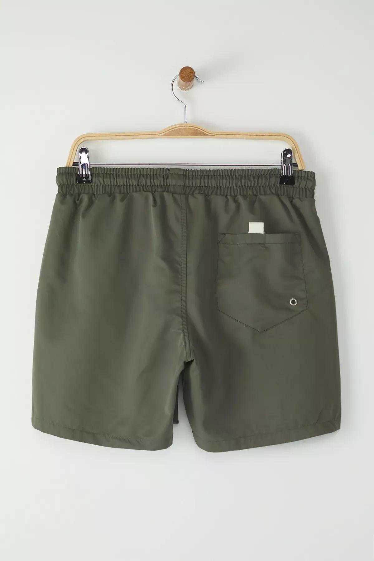 شورت سباحة بقصة عادية، كاكي, Khaki, large image number 3
