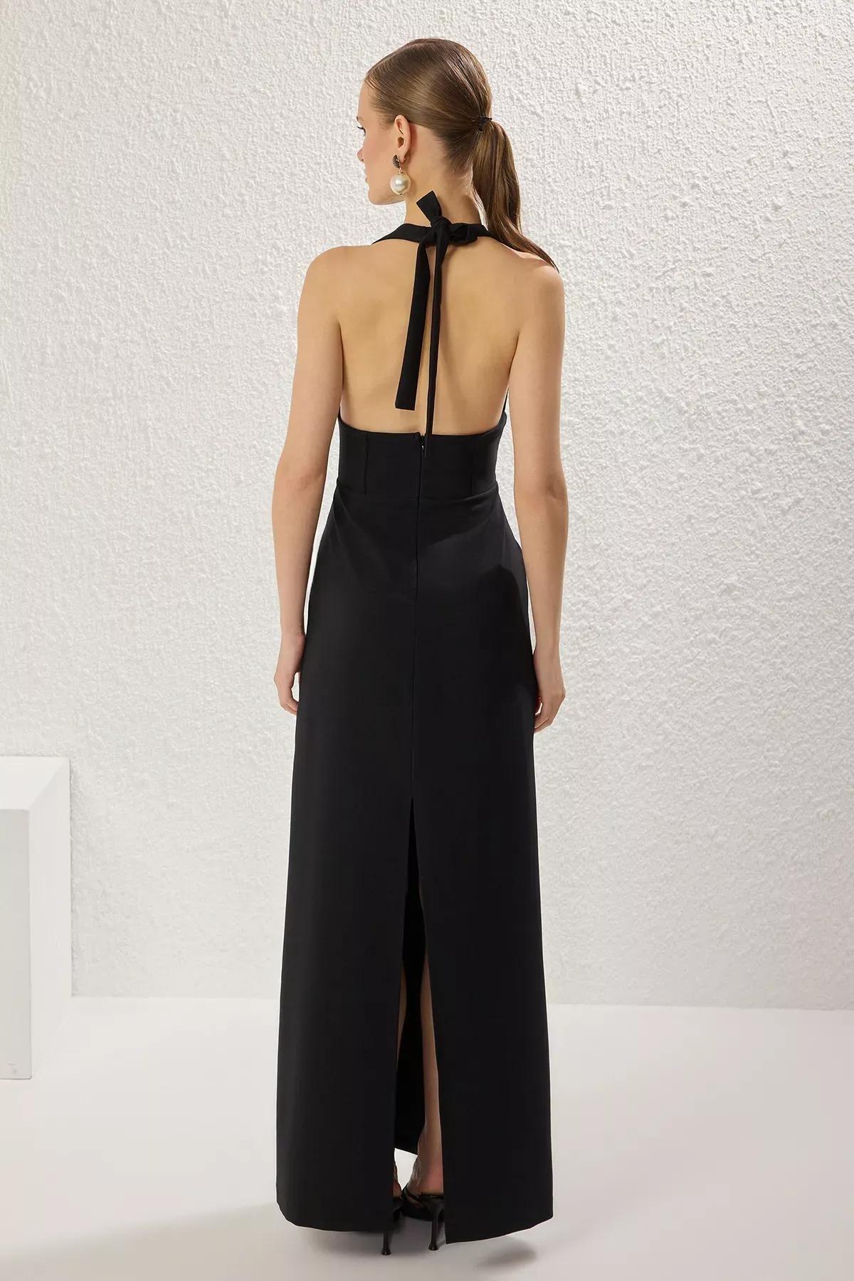 V Neck Cutout Corset Maxi, , large image number 3