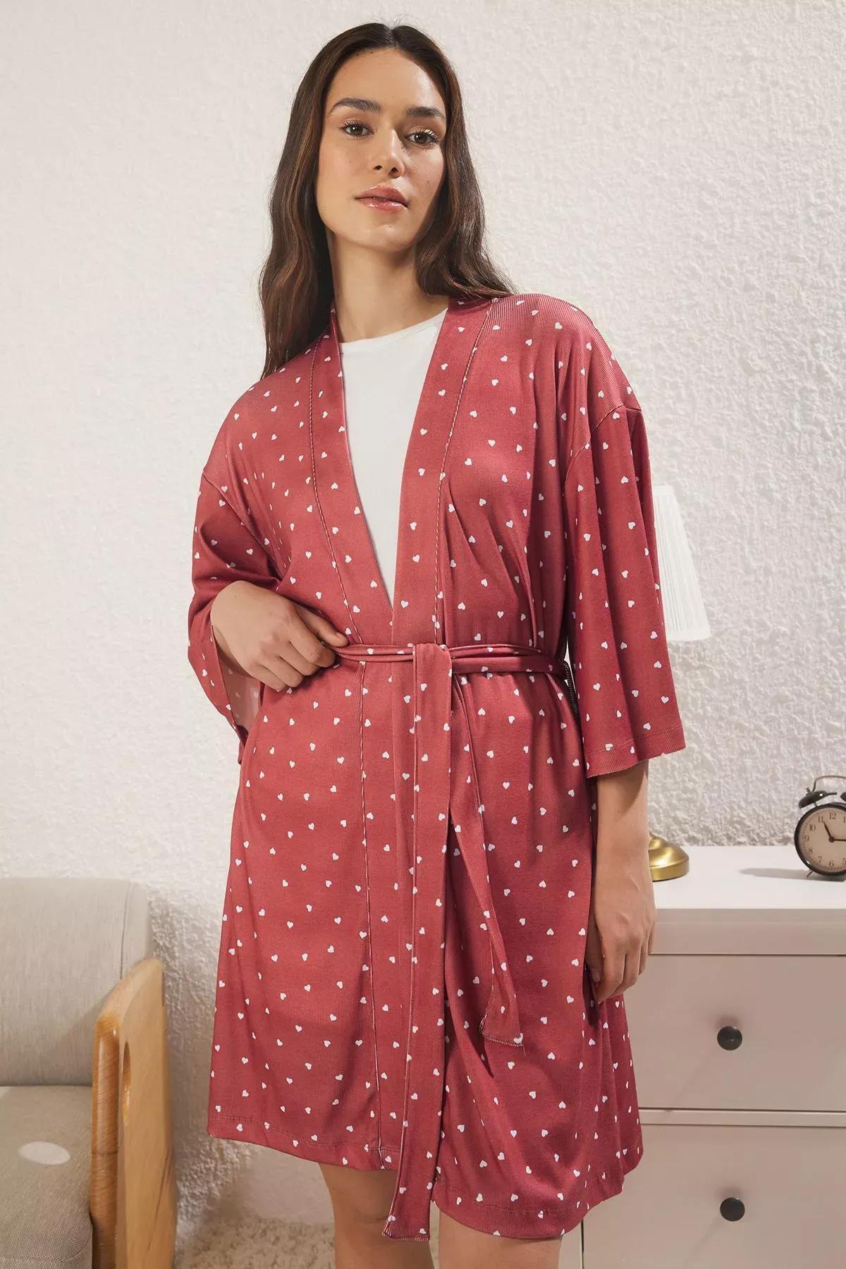 Red Polyester ElasBrowne Top, Red, large image number 0