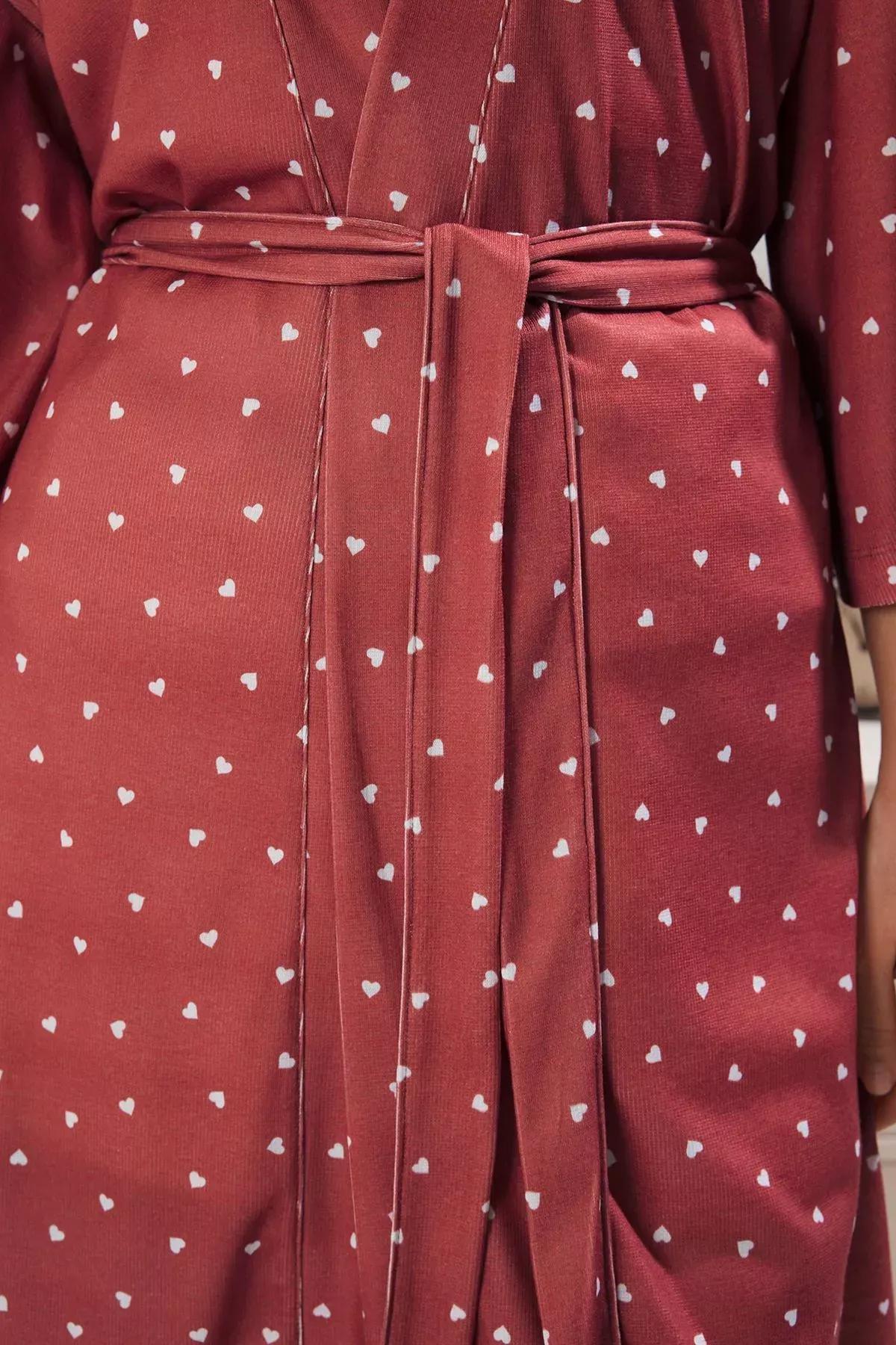 Red Polyester ElasBrowne Top, Red, large image number 2