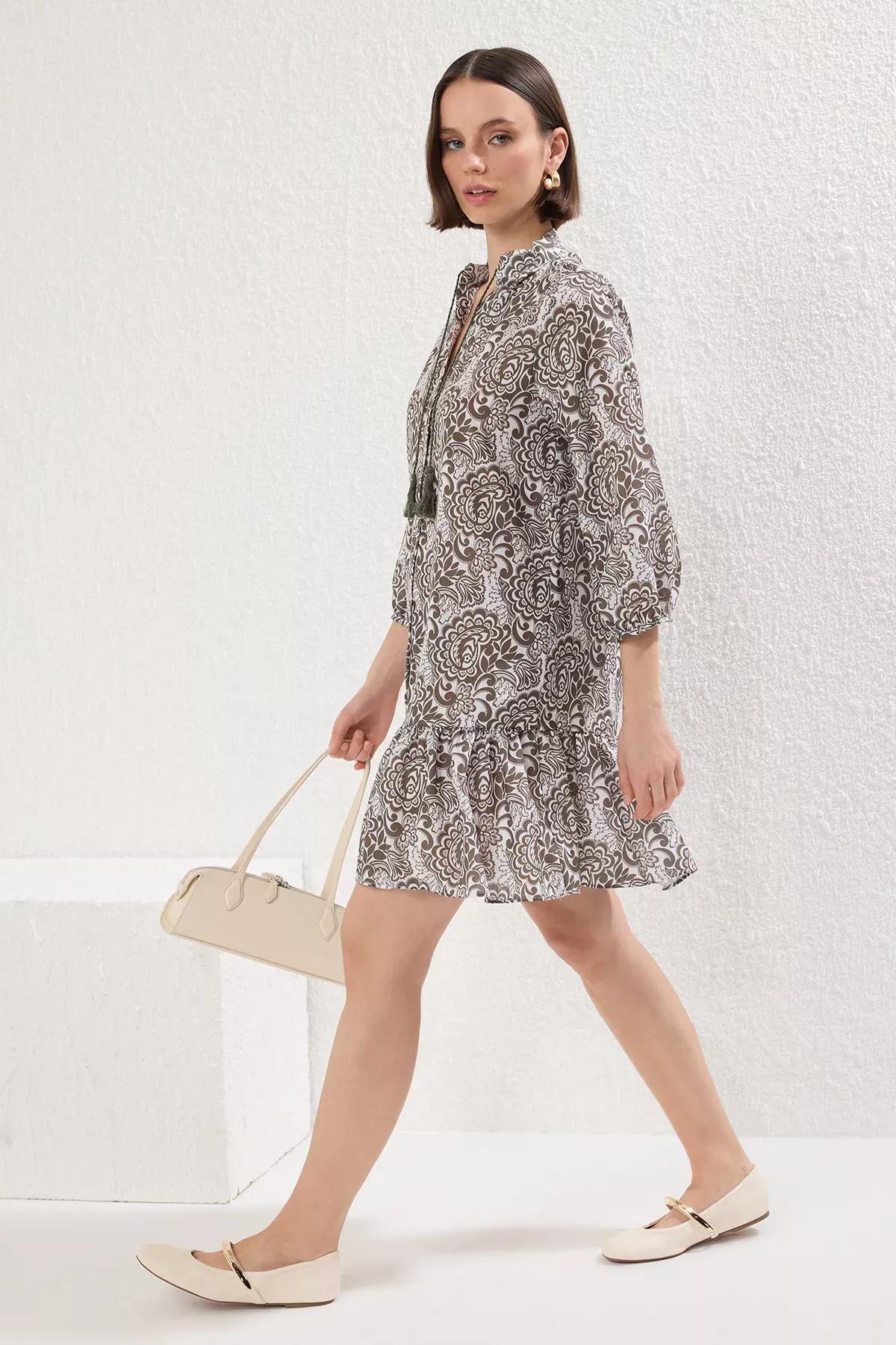 Ethnic Paisley Bohemian Mini Dress, , large image number 0