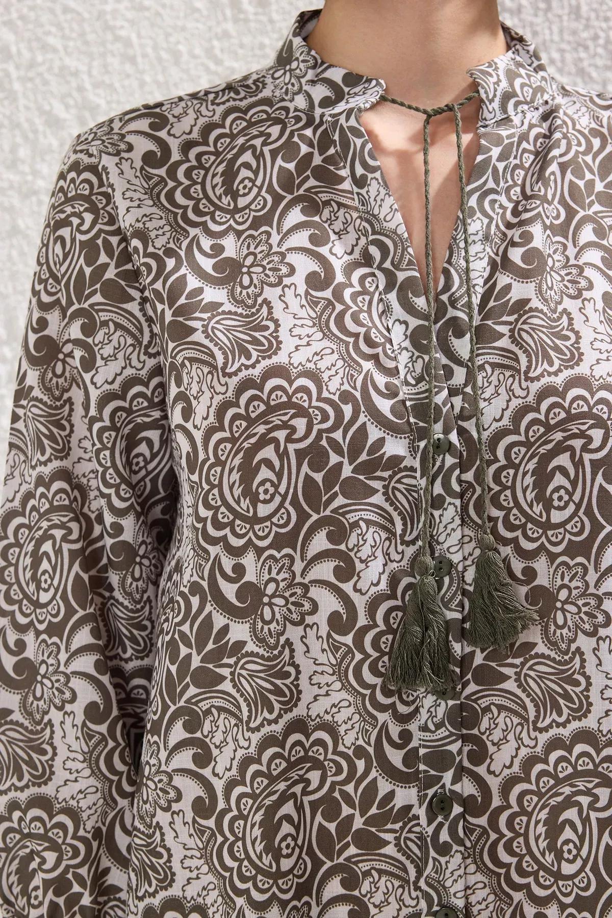 Ethnic Paisley Bohemian Mini Dress, , large image number 2
