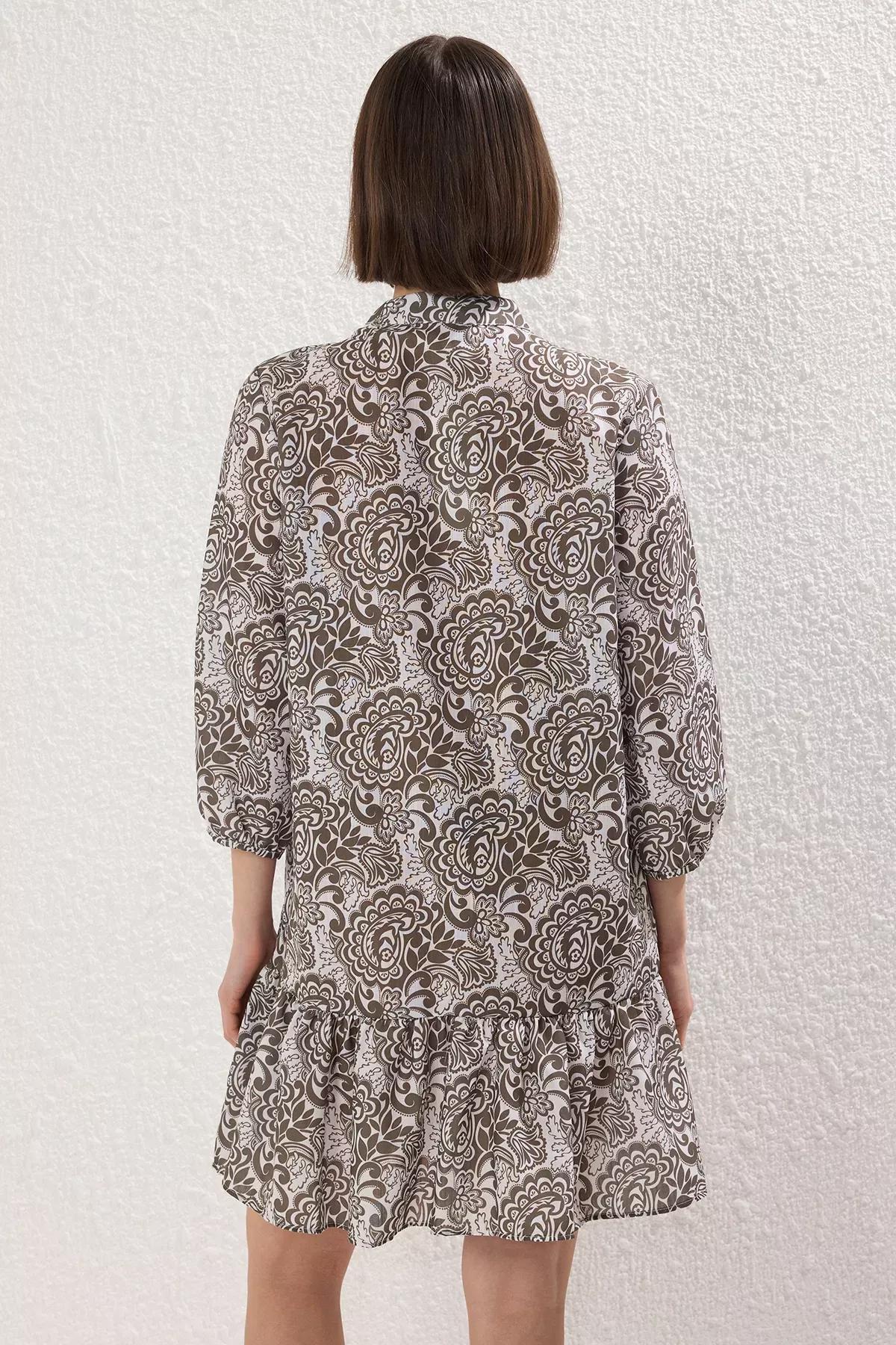 Ethnic Paisley Bohemian Mini Dress, , large image number 3