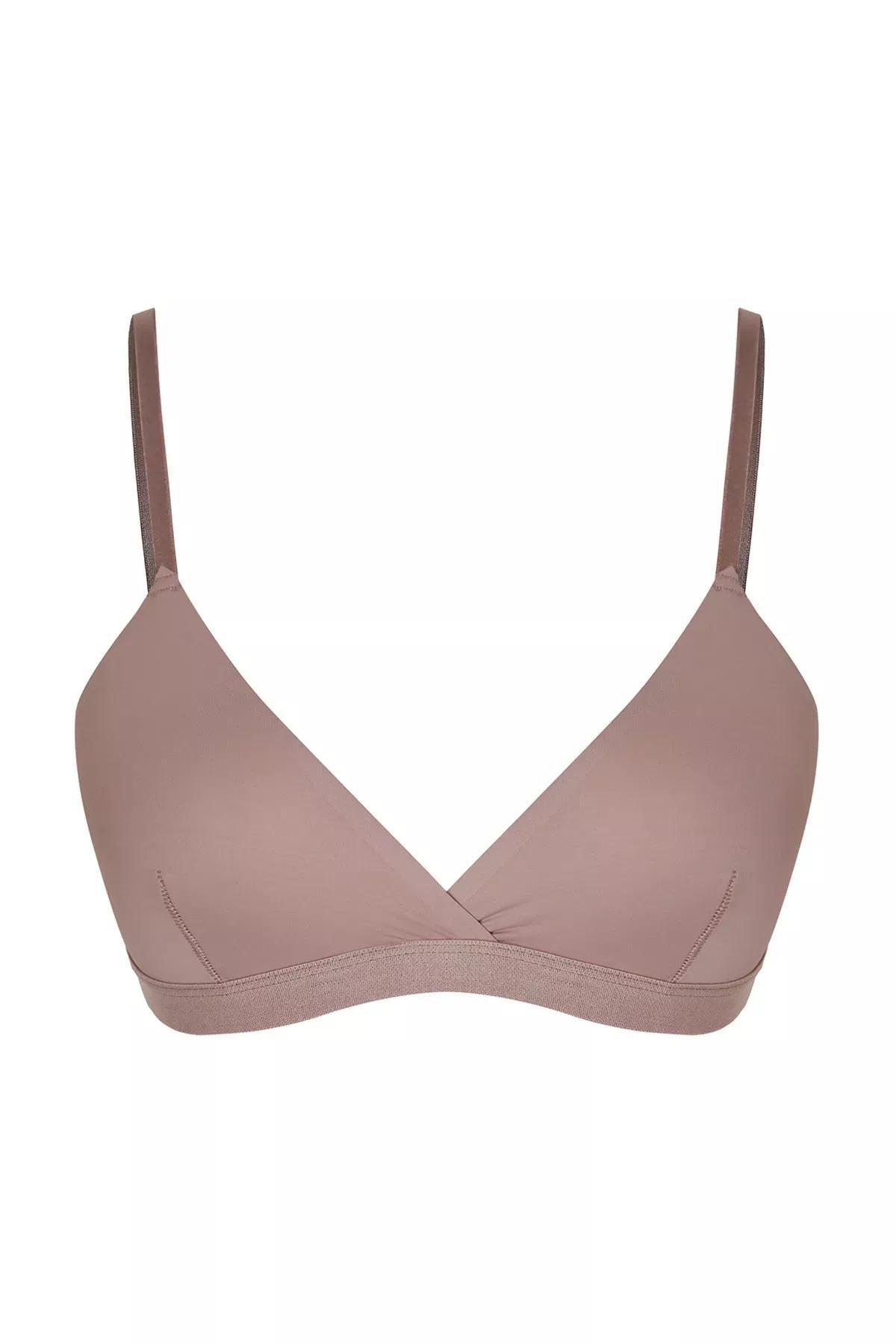 Brown Plain Bra, , large image number 5