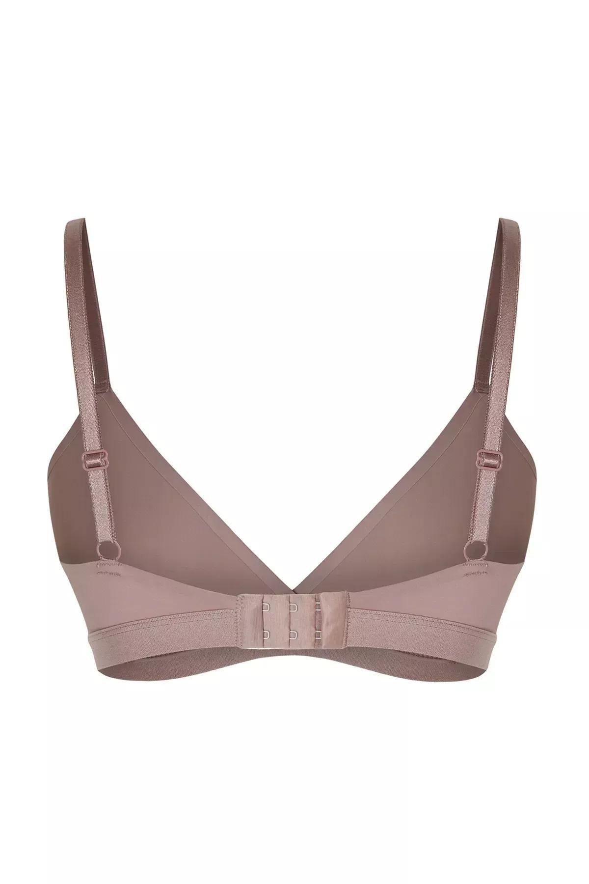 Brown Plain Bra, , large image number 7