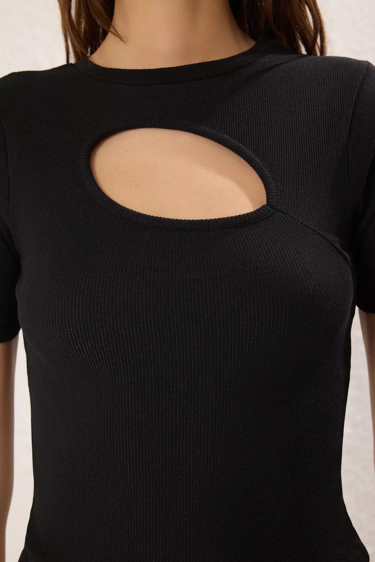 Black-Green-Beige 3-Pack Knit Blouses, , large image number 4