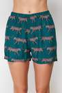 Trendyol - Green Animal Print Pajama Set