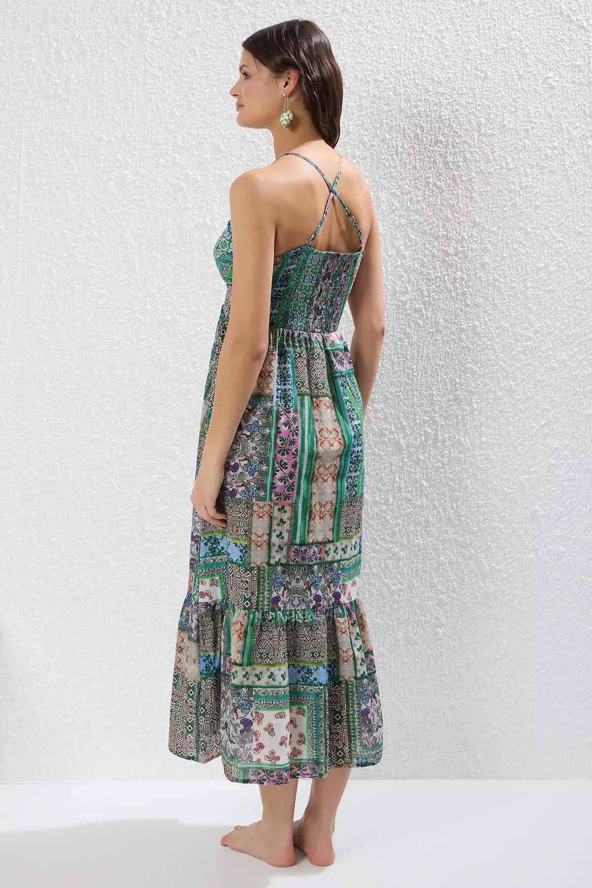 Black Embroidered Tie Kimono, Very colorful, large image number 3