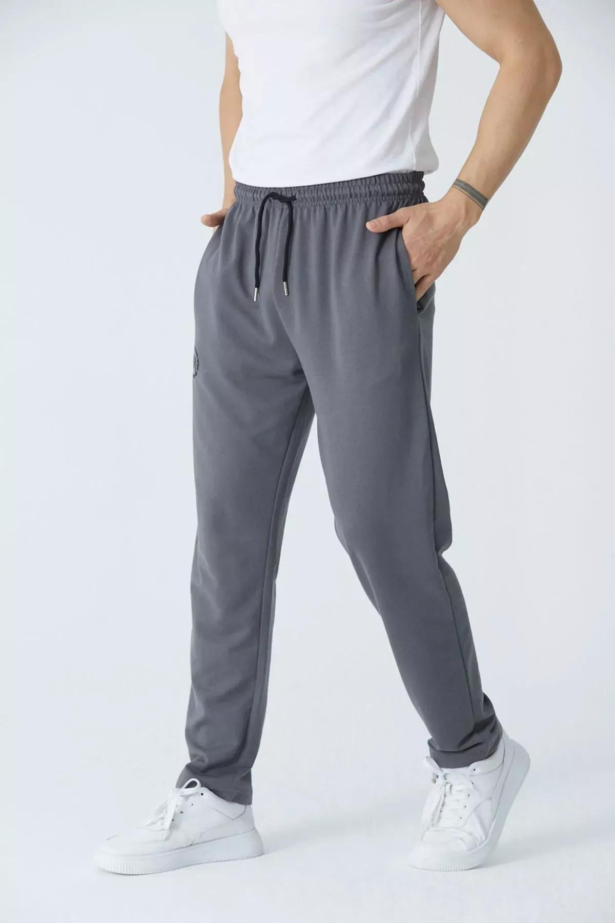 Grey Logo Sweatpants, C101_5724, large image number 0