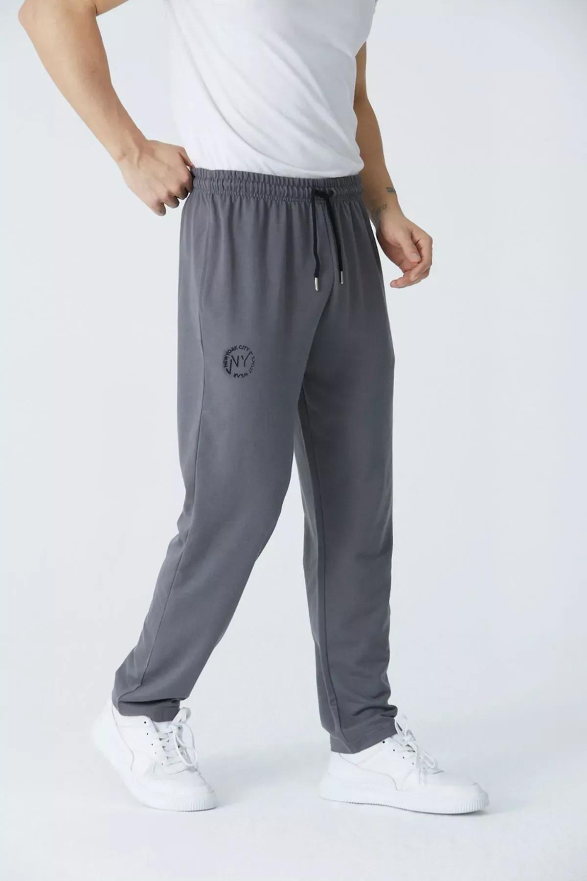 Grey Logo Sweatpants, C101_5724, large image number 3