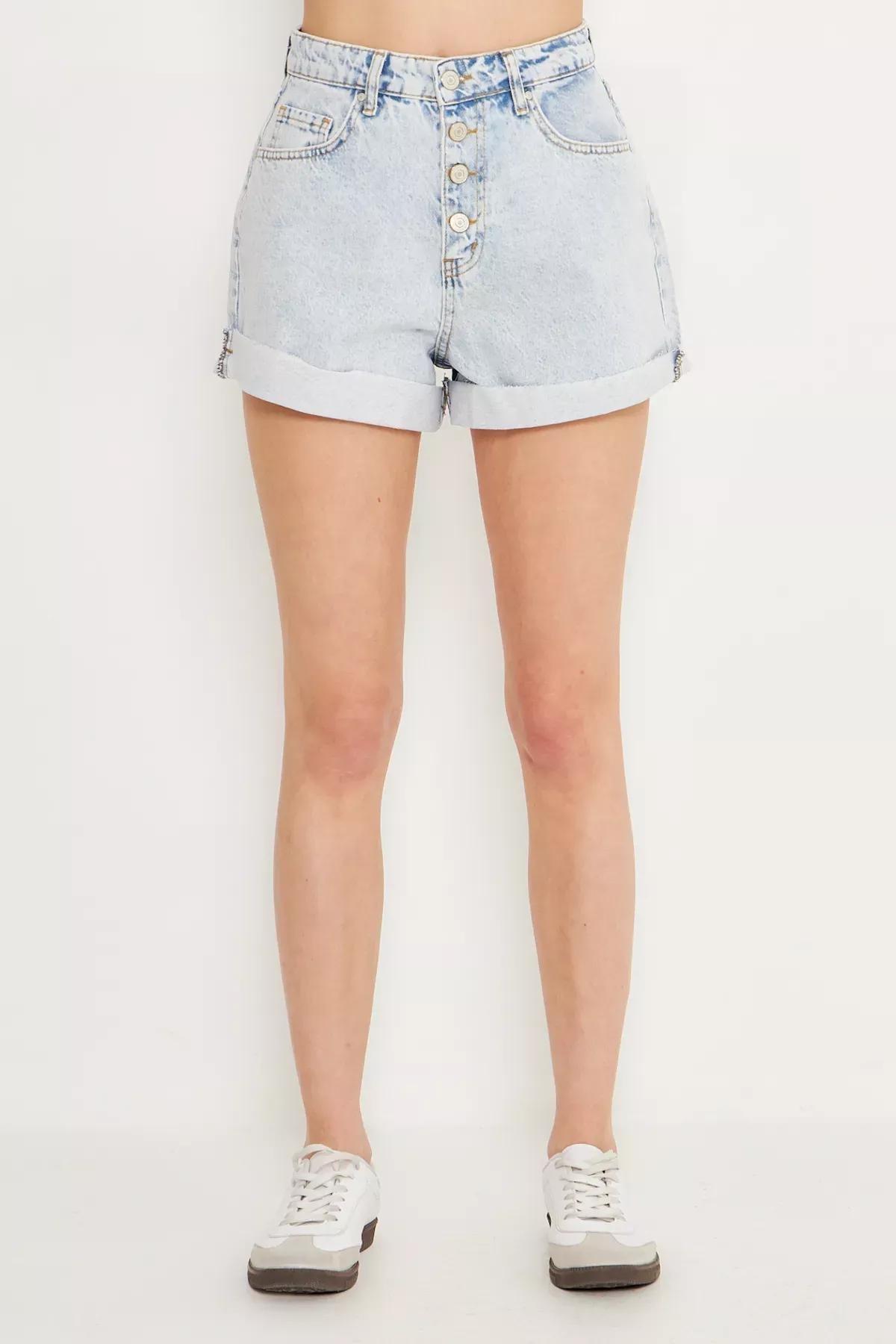 Blue  Bermuda Shorts, LIGHT BLUE, large image number 2