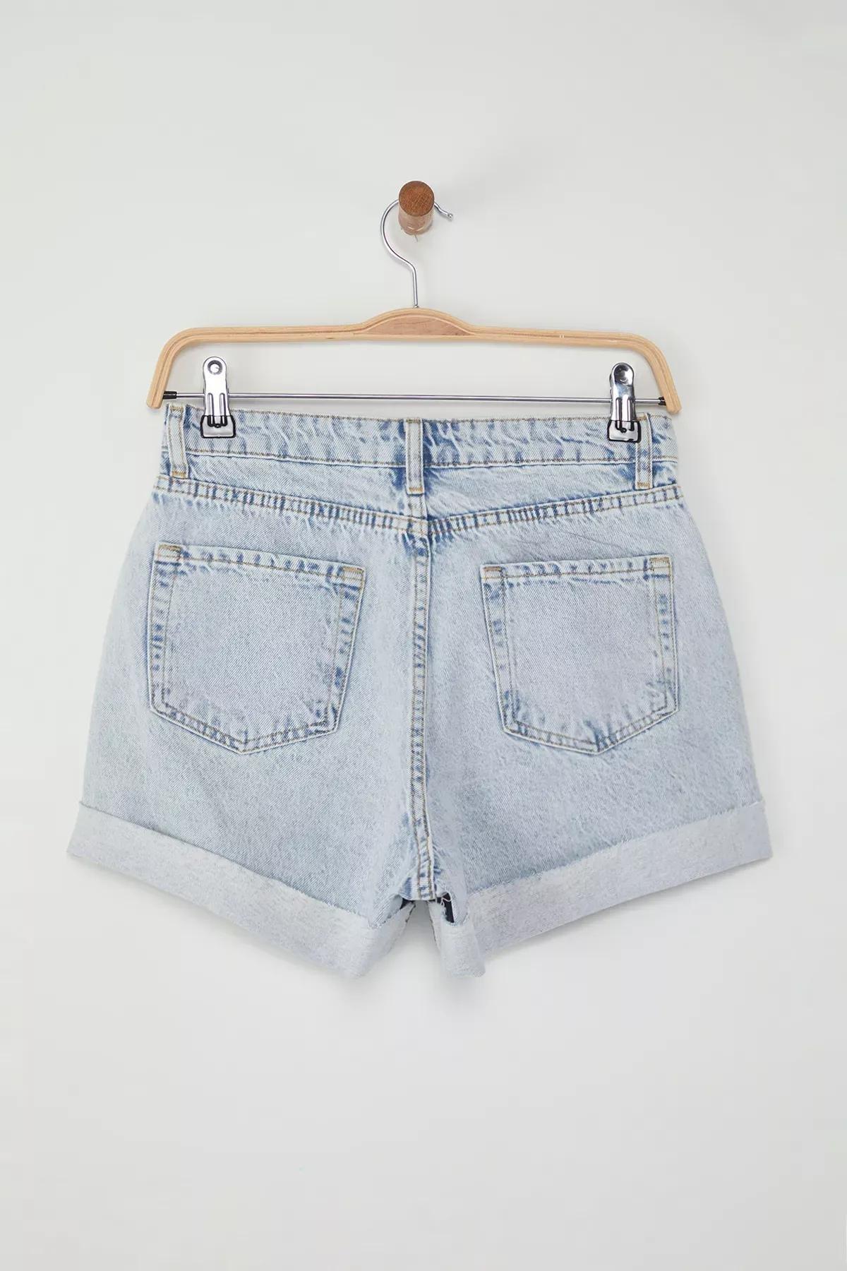 Blue  Bermuda Shorts, LIGHT BLUE, large image number 5