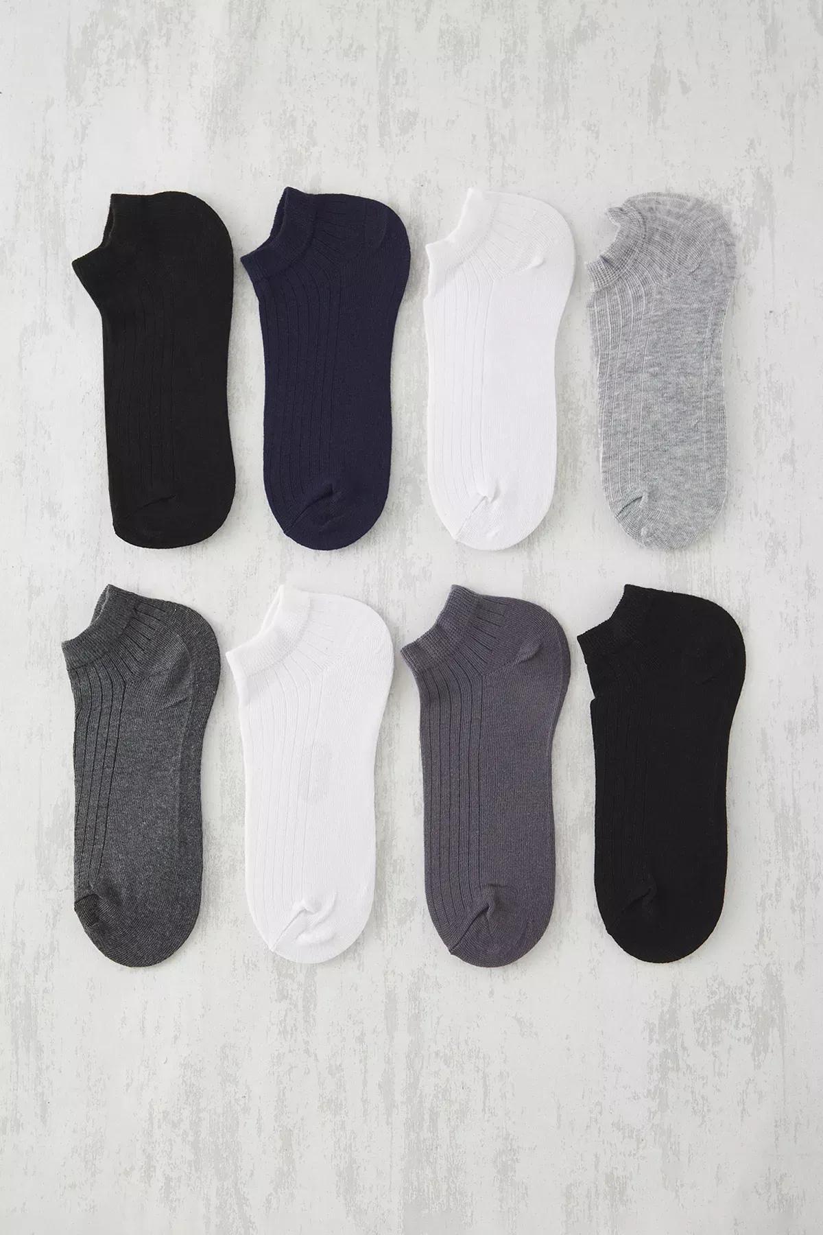 Multicolour Unisex Socks, Set of 8, , large image number 0