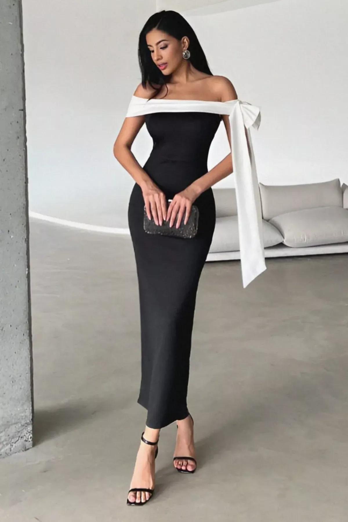 Black White Body-Smoothing Shirt, BLACK WHITE, large image number 1