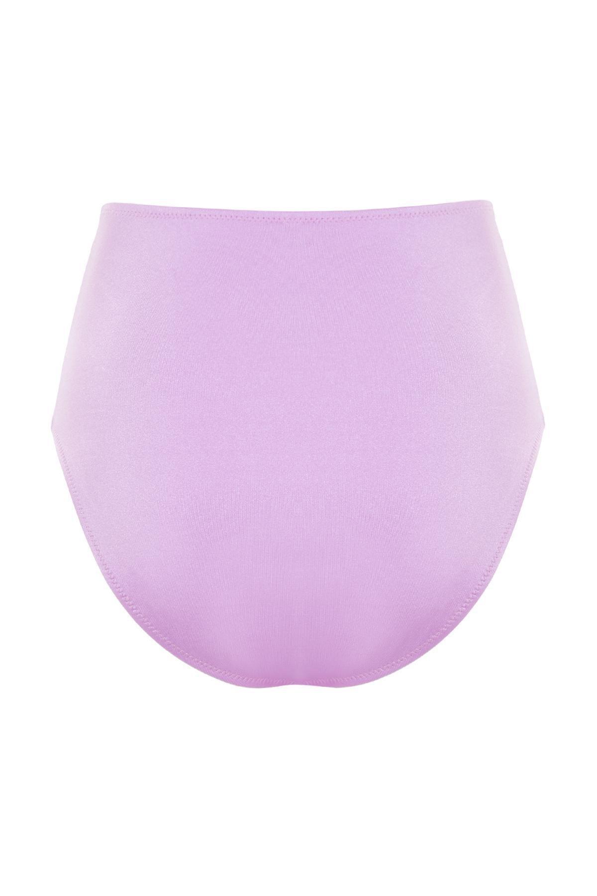 Purple Plain Bikini Bottom, , large image number 6