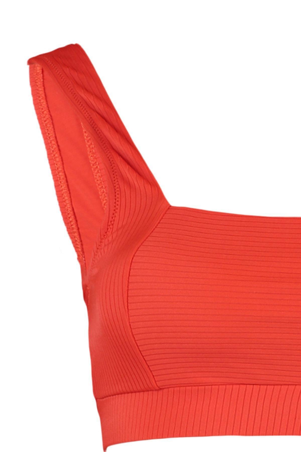 Red Bralette Bikini Top, , large image number 7